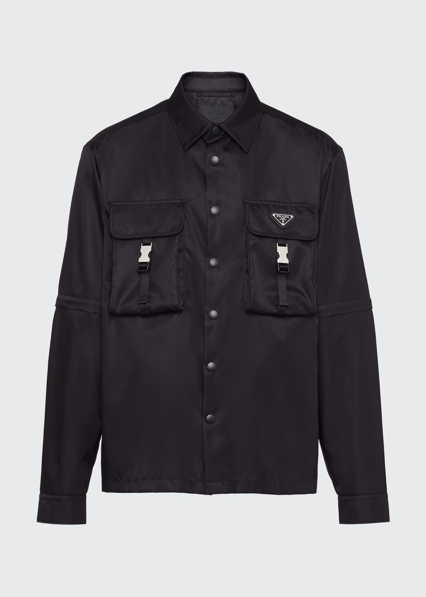 Prada Cargo Pocket Re Nylon Shirts