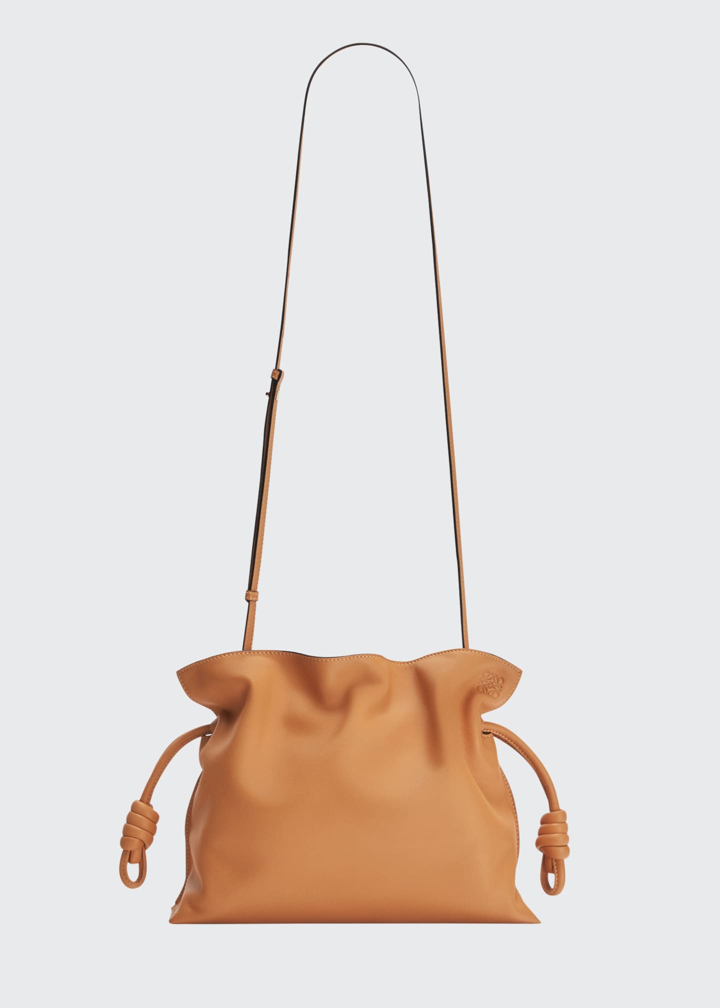 Loewe Flamenco Drawstring Knot Clutch Bag Bergdorf Goodman