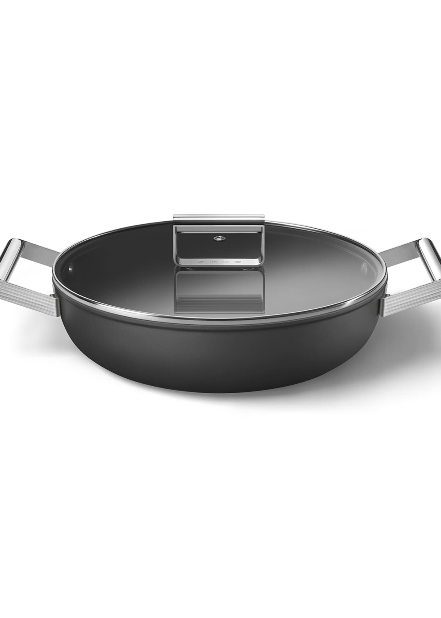 Smeg 11" Nonstick Deep Pan, Black Bergdorf Goodman