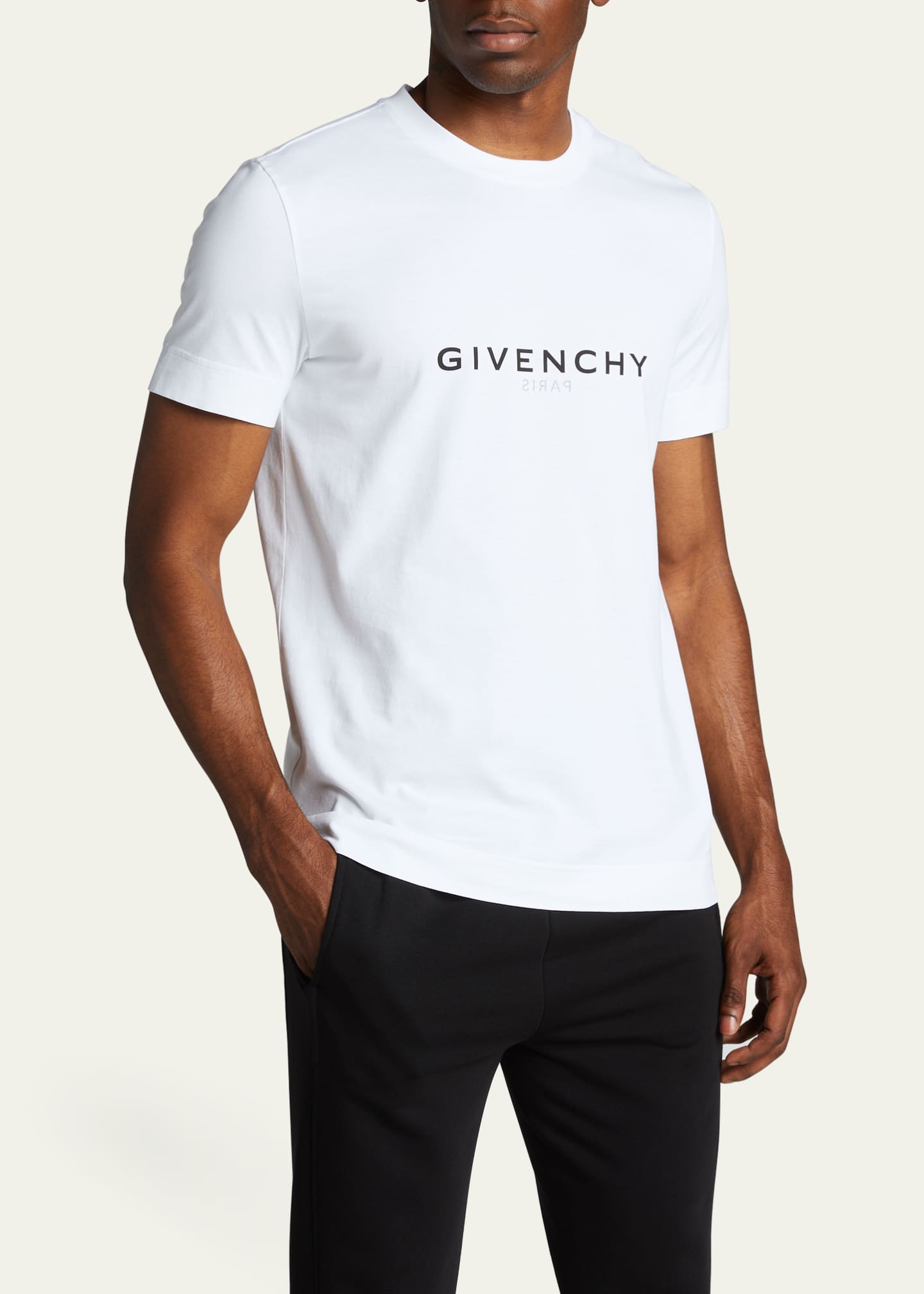 Givenchy Men's Slim Basic Logo T-Shirt Image 3 of 5