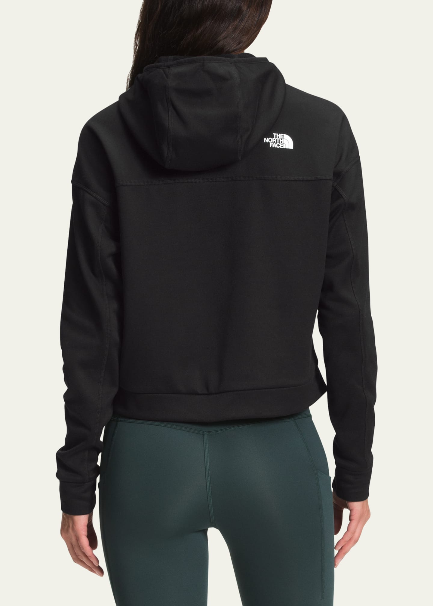 The North Face Canyonlands Cropped Pullover Top, Black - Bergdorf Goodman