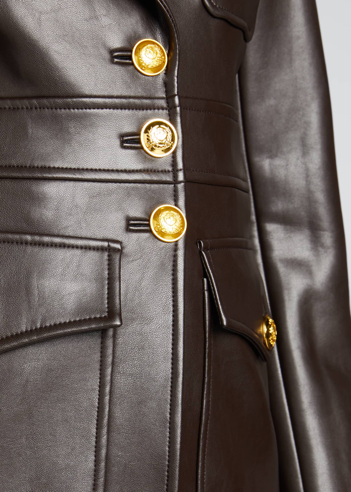 A.L.C. Amelia Faux-Leather Jacket - Bergdorf Goodman