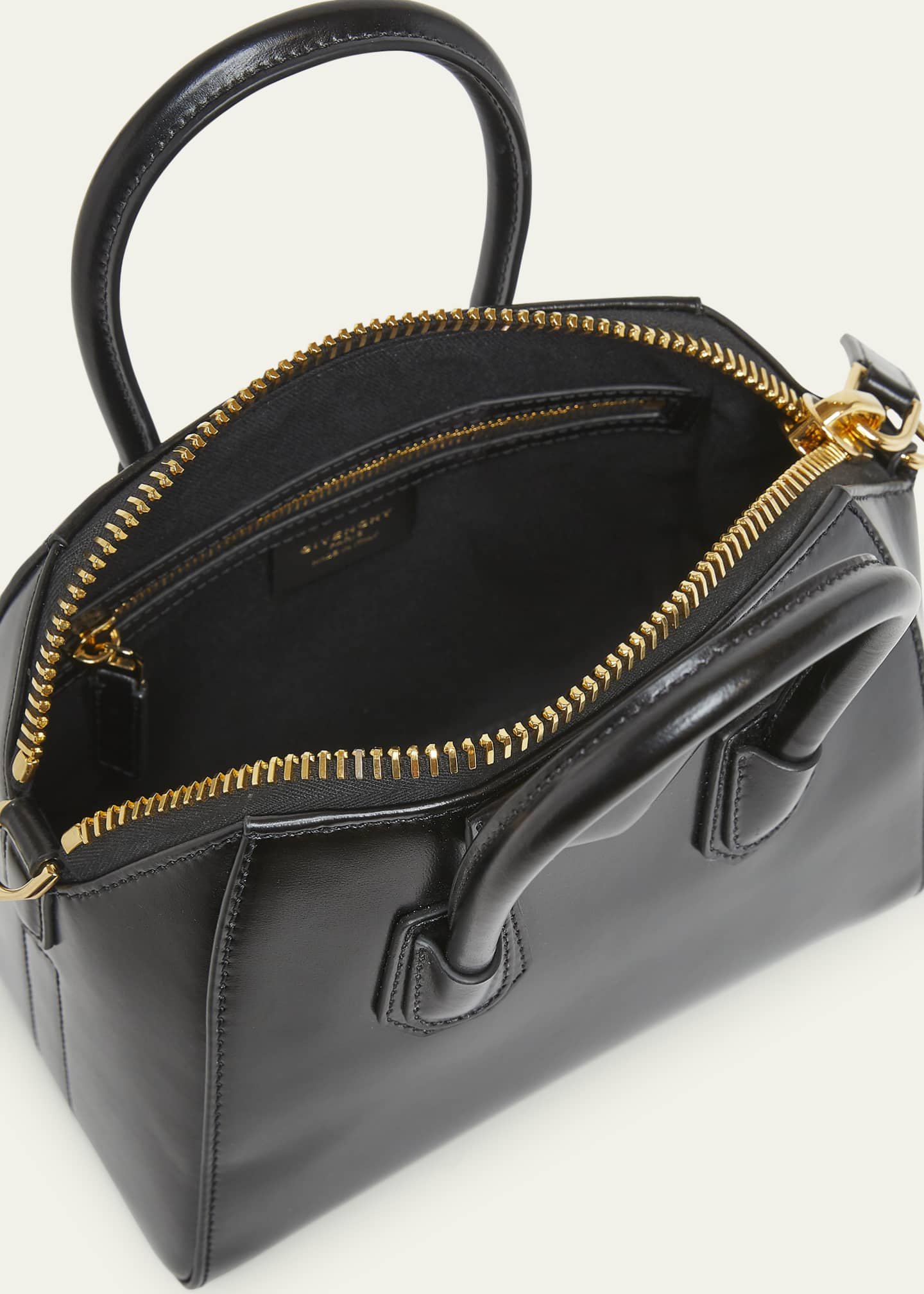 Antigona Mini Tote Bag in Box Leather