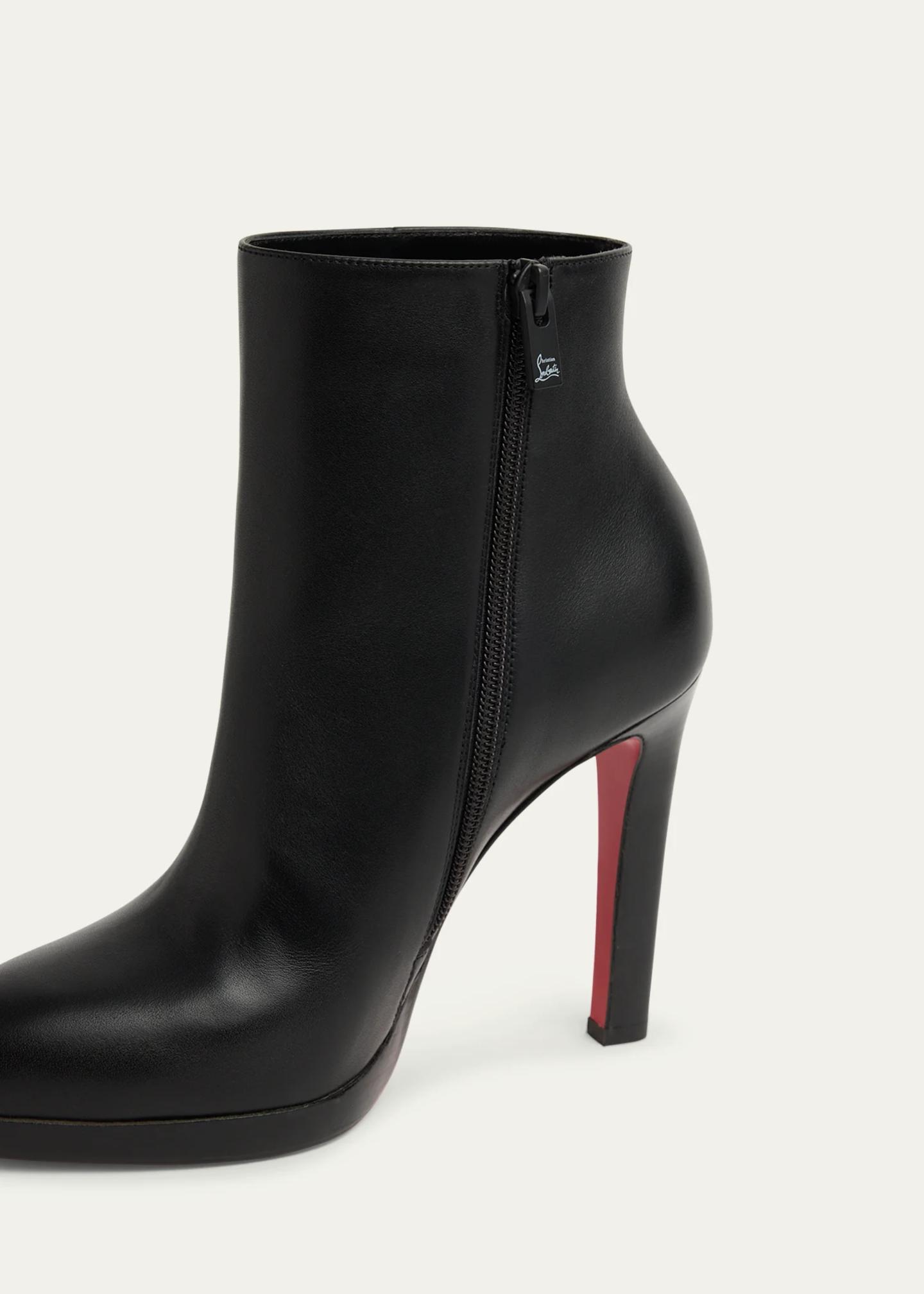 Christian Louboutin 120mm Fannylove Leather Booties - Bergdorf Goodman