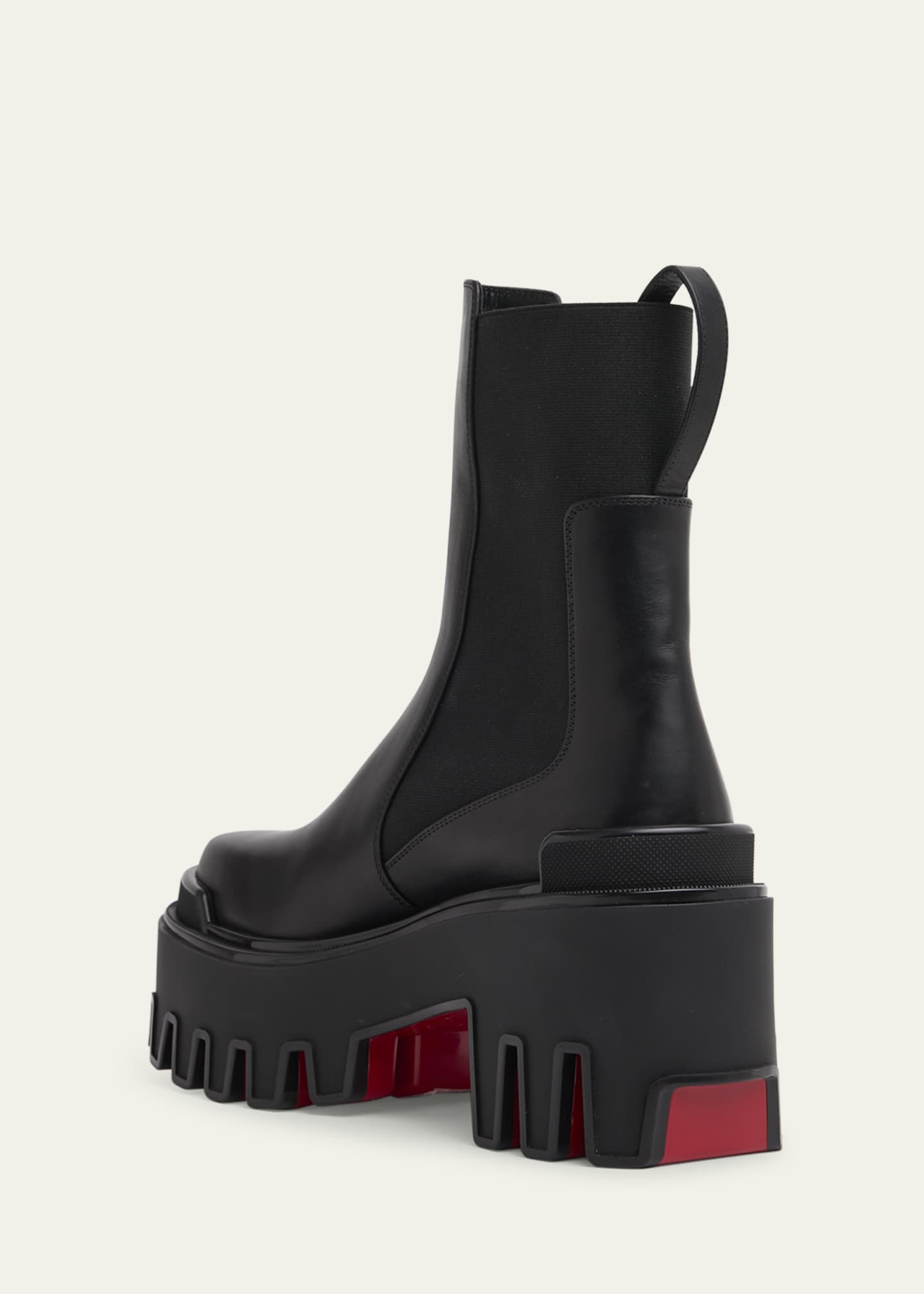 Christian Louboutin 80mm Marcharcroc Platform Leather Chelsea