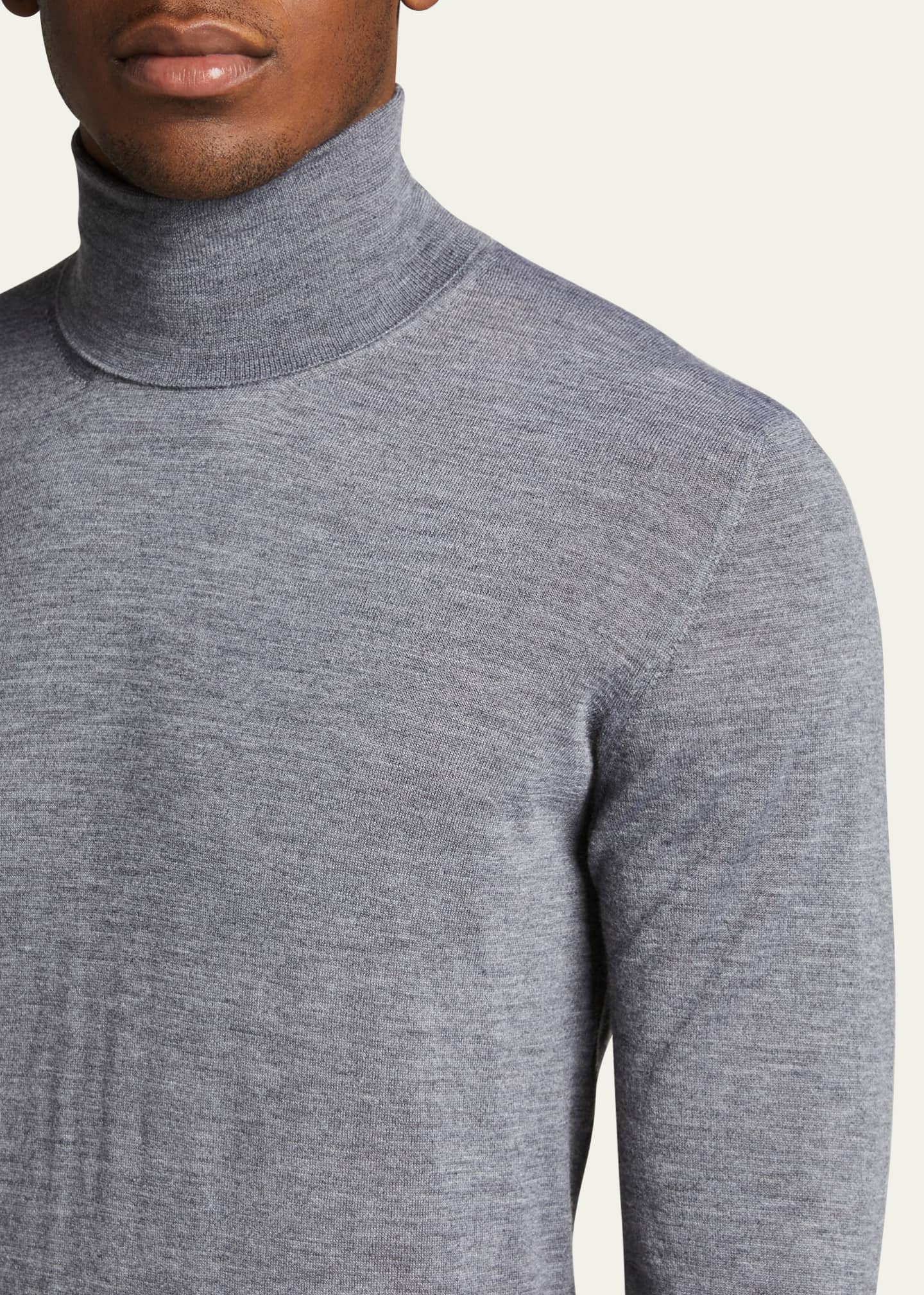 Bergdorf Goodman Men's Cashmere Turtleneck Sweater - Bergdorf Goodman