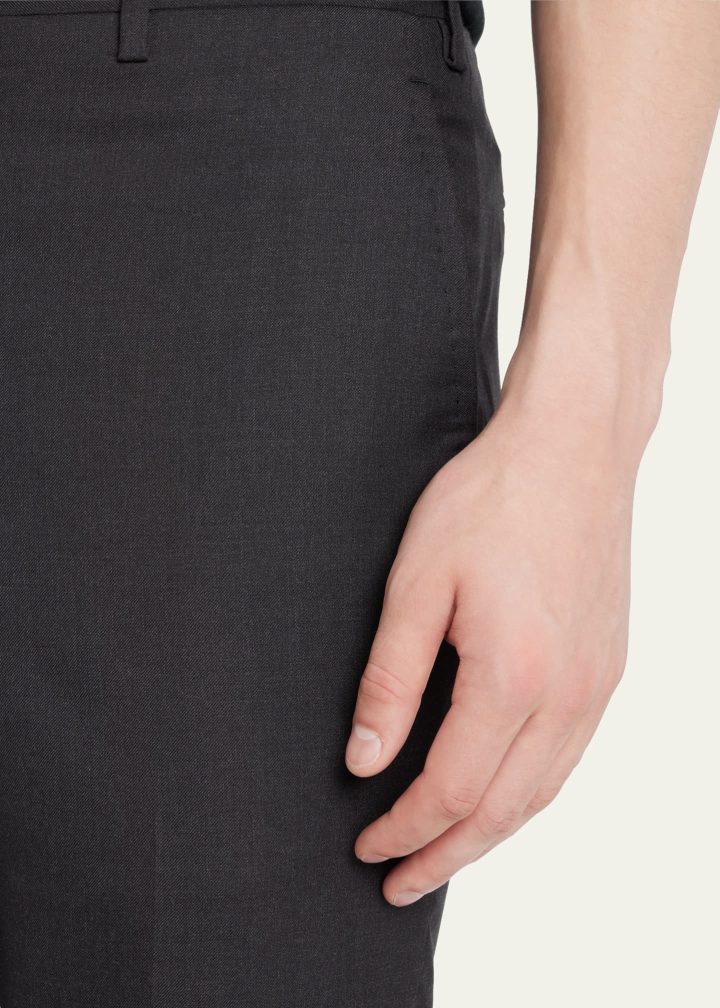 Kiton Men's 15 Micron Wool Trousers Image 5 of 5