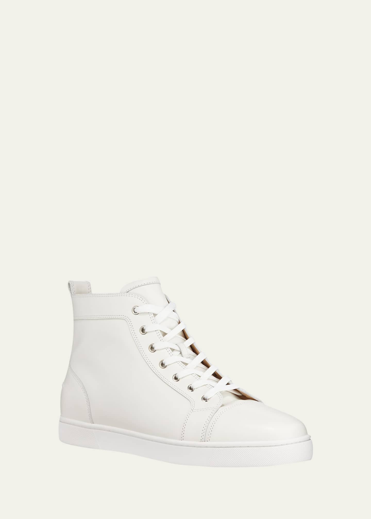 Christian Louboutin Men's Louis Leather High-Top Sneakers - Bergdorf ...