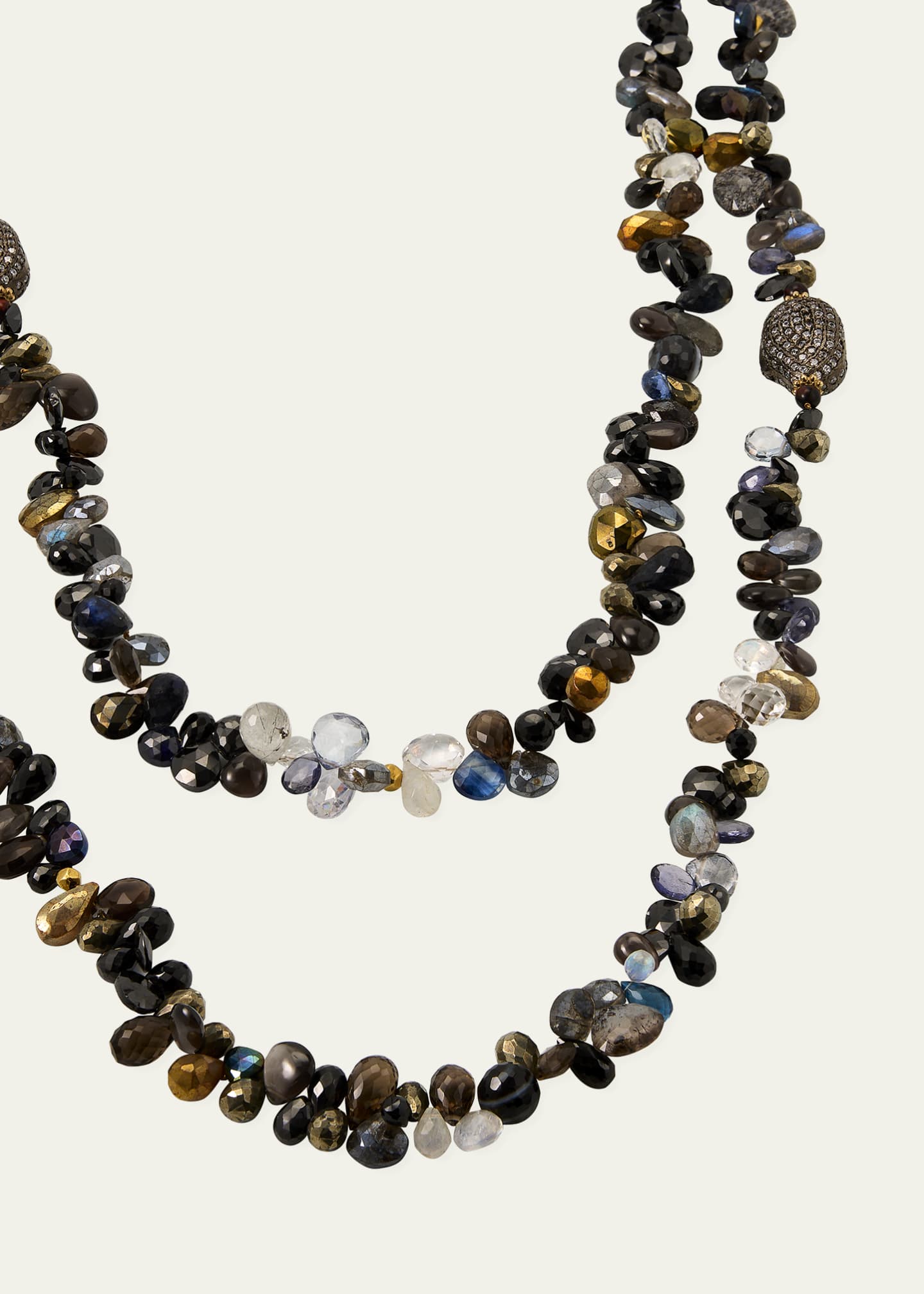 Meredith Frederick Dominique Onyx Mixed-Stone Necklace Image 3 of 4