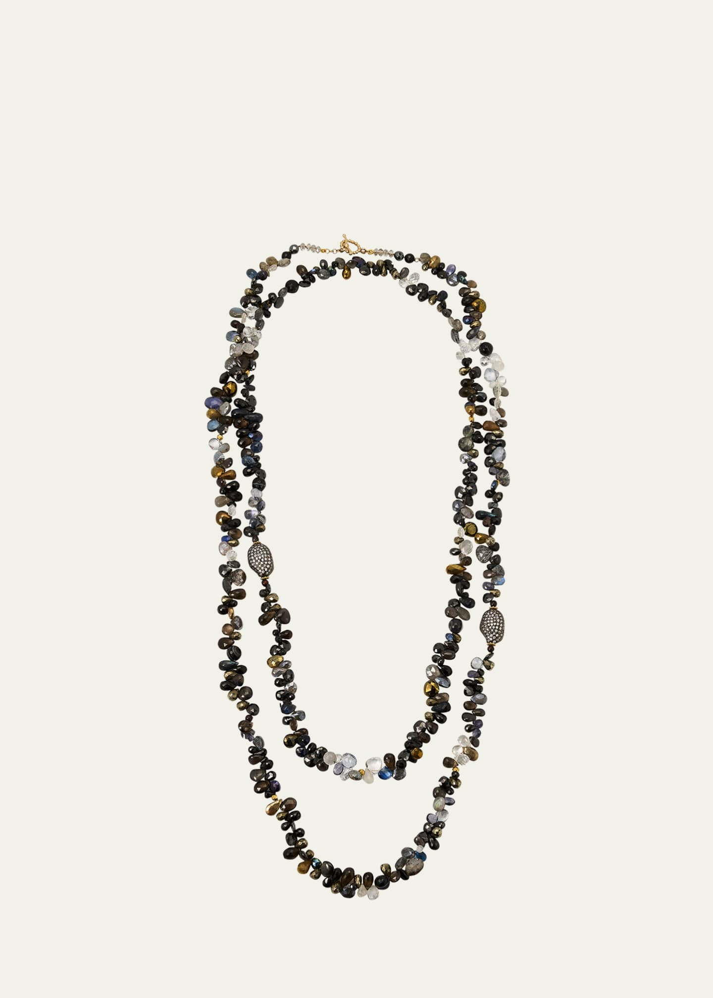 Meredith Frederick Dominique Onyx Mixed-Stone Necklace Image 1 of 4
