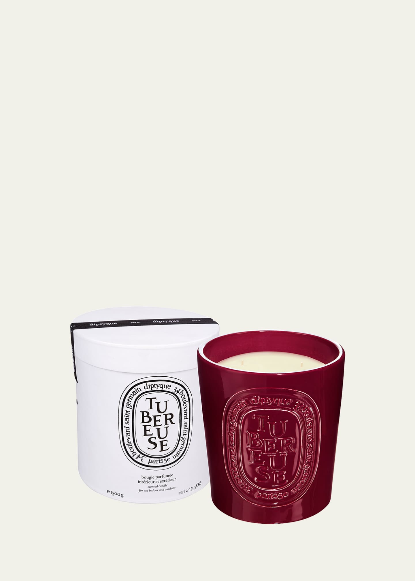 DIPTYQUE Tubereuse (Tuberose) Scented Candle, 51.3 oz. Image 2 of 2