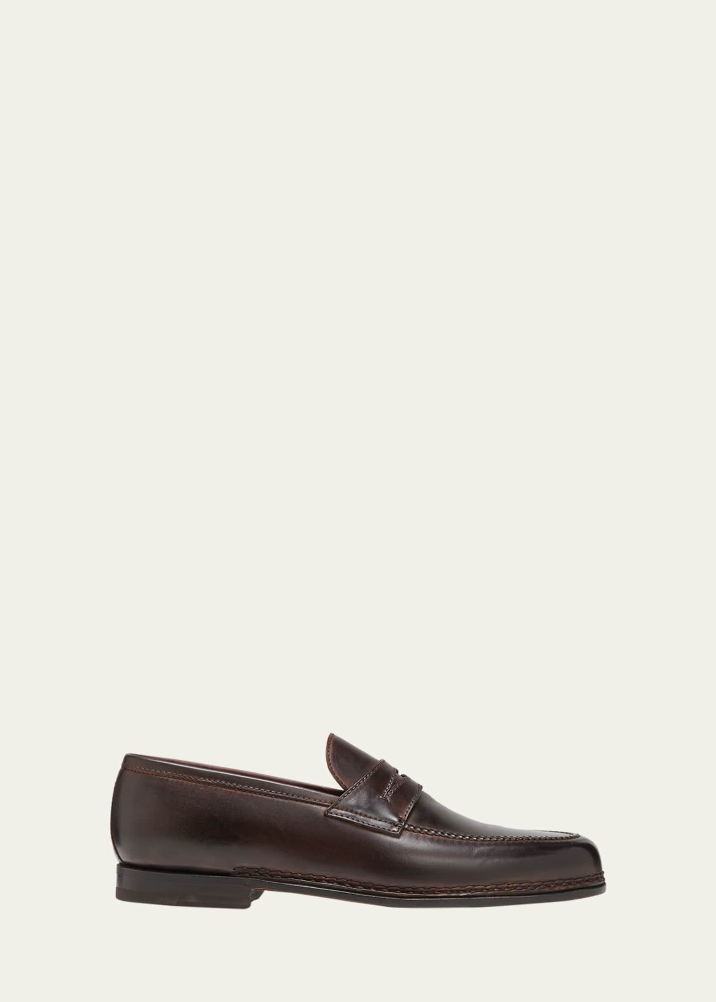 Bontoni leather loafers - Brown