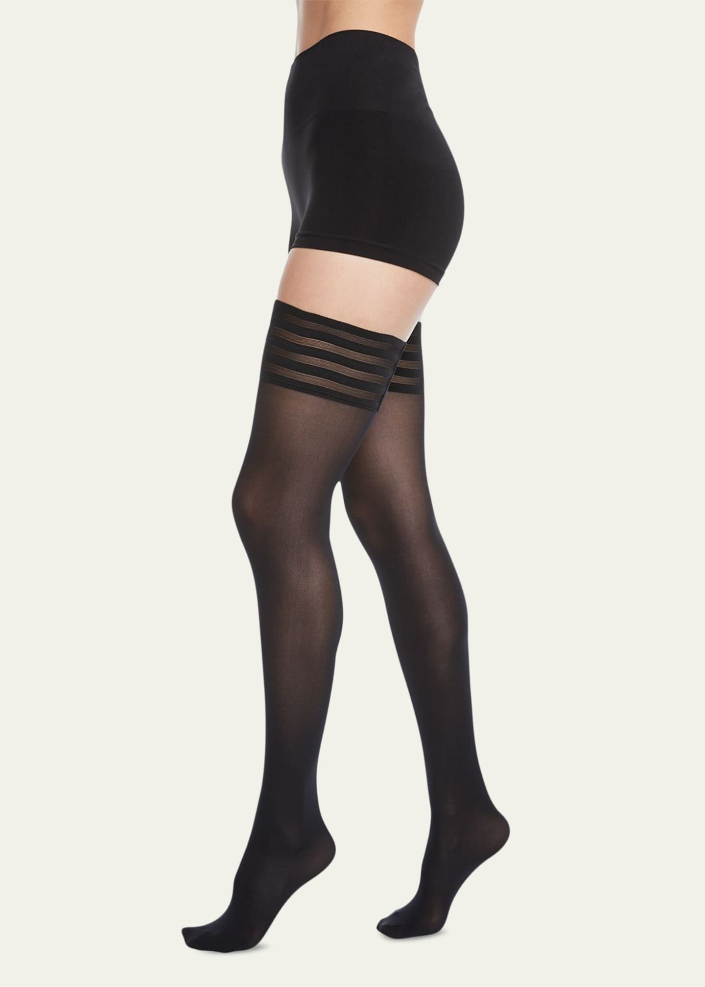 Wolford Velvet De Luxe Stay Up Thigh Highs Stockings