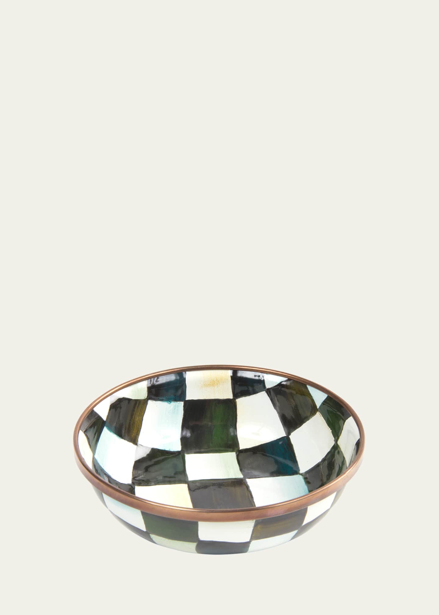 MacKenzie-Childs Courtly Check Relish Dish Image 1 of 3