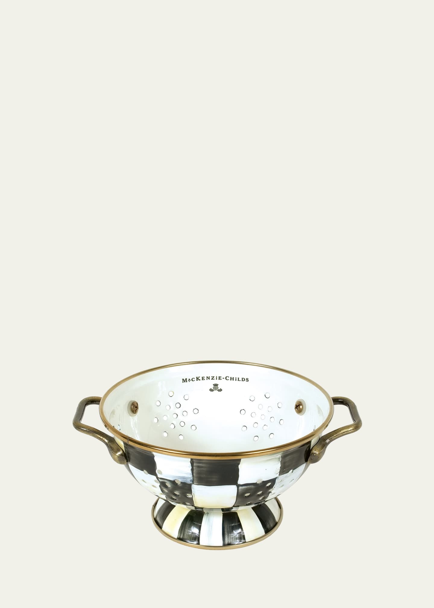 MacKenzie-Childs Courtly Check Small Colander