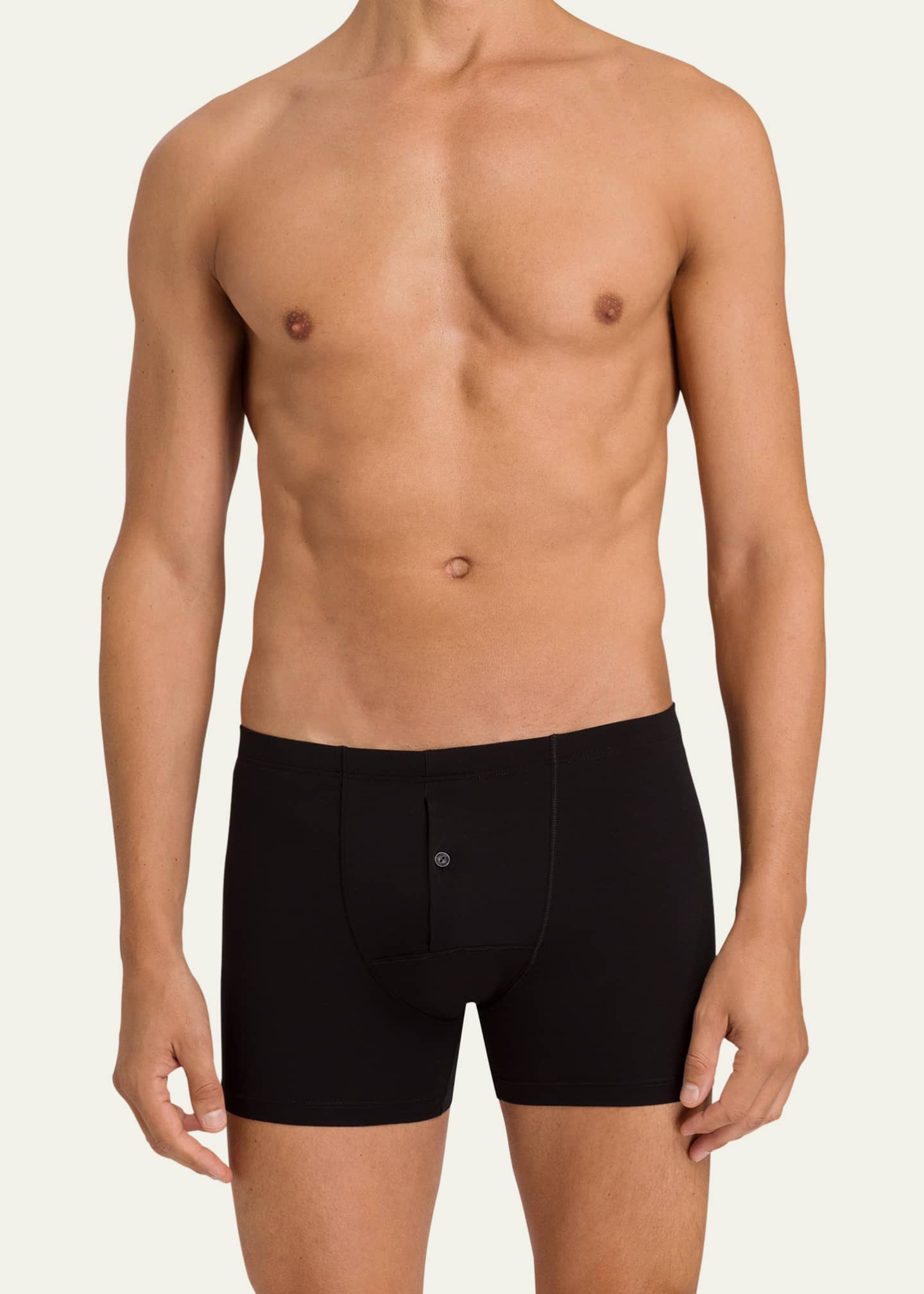 Hanro Men's Cotton Sensation Boxer Briefs (Longer Leg) Image 2 of 3