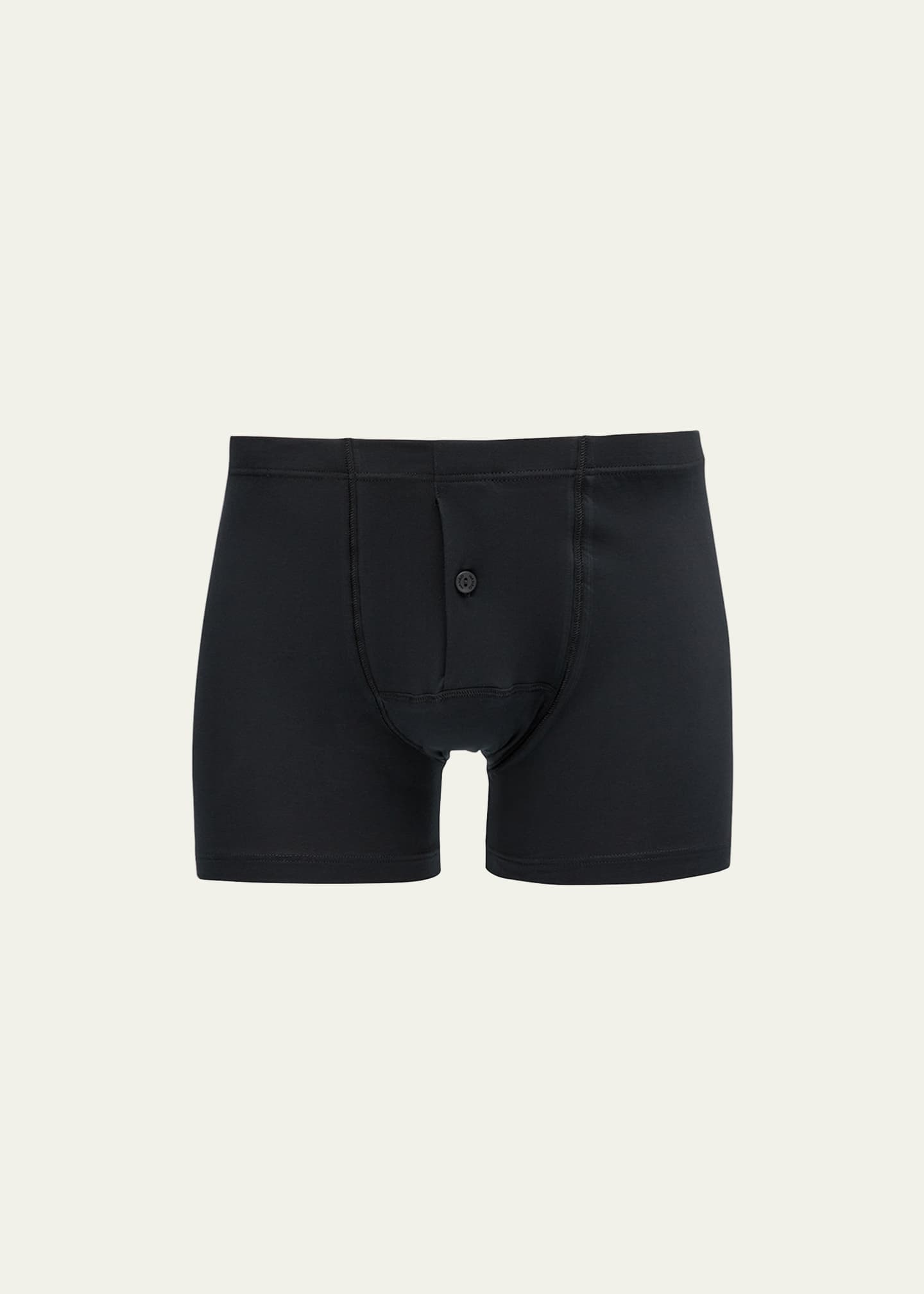 Hanro Men's Cotton Sensation Boxer Briefs (Longer Leg) Image 1 of 3