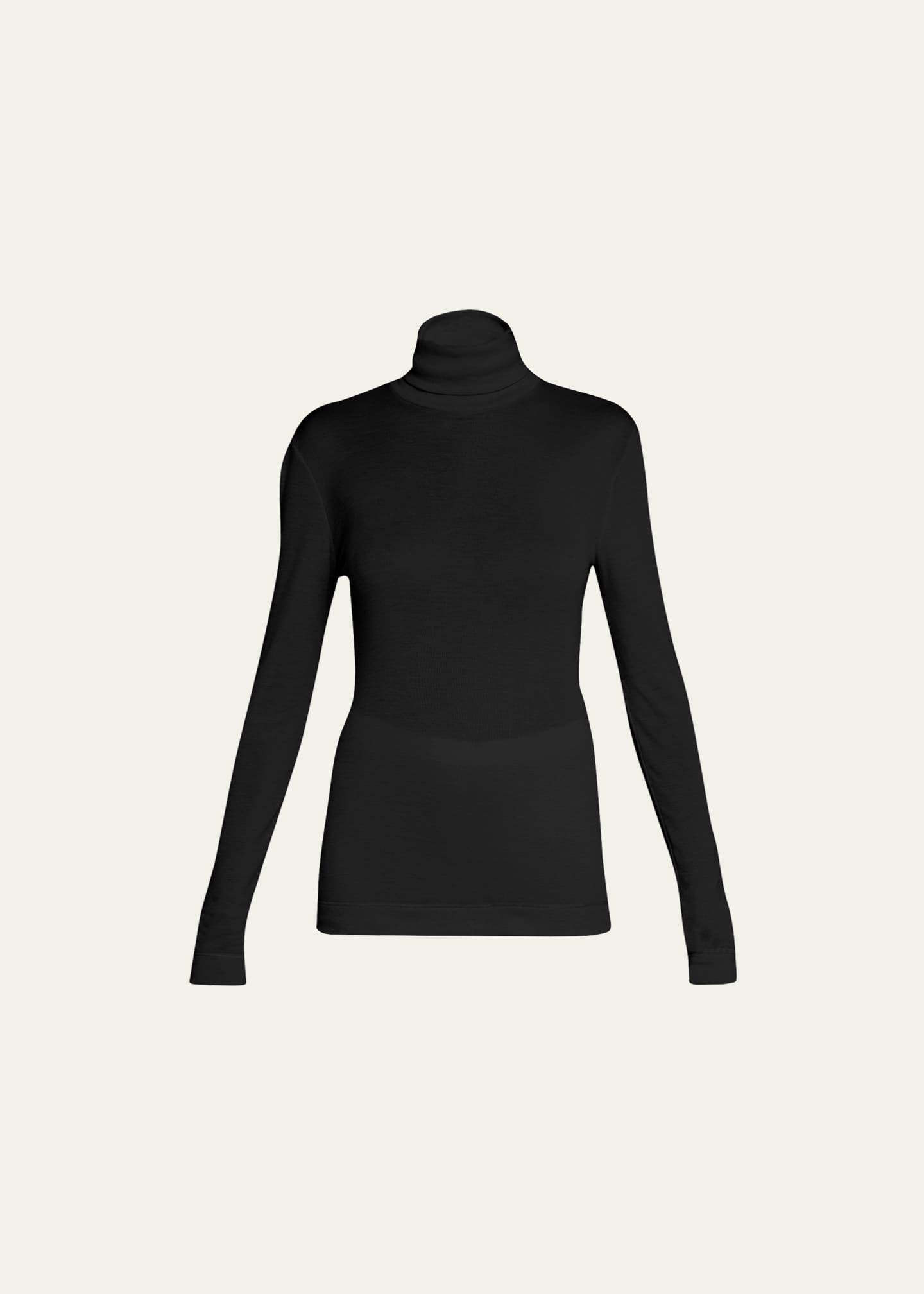 Hanro Silk Cashmere Turtleneck Top Bergdorf Goodman