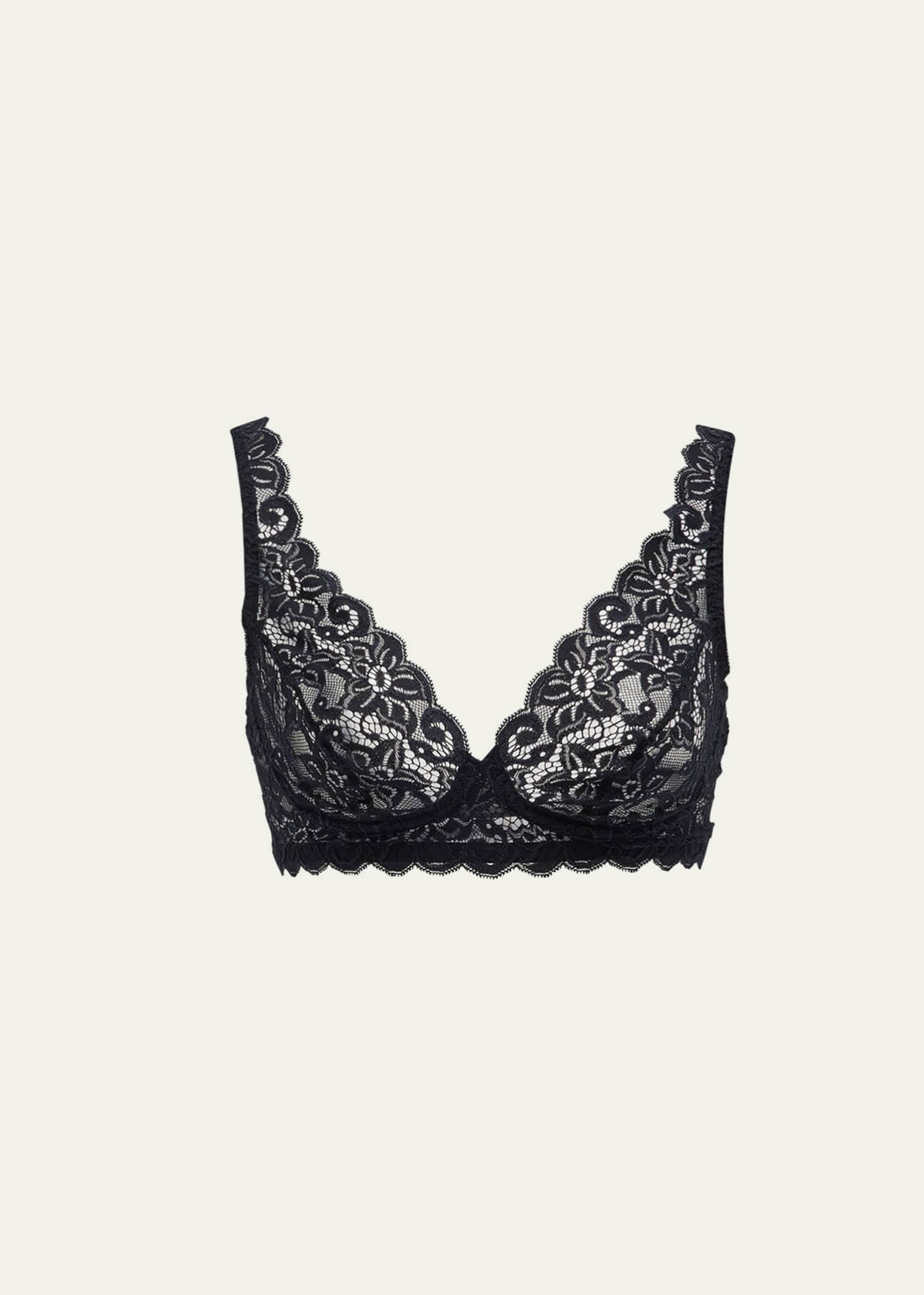 Cup bra in colour black from the Moments collection from HANRO