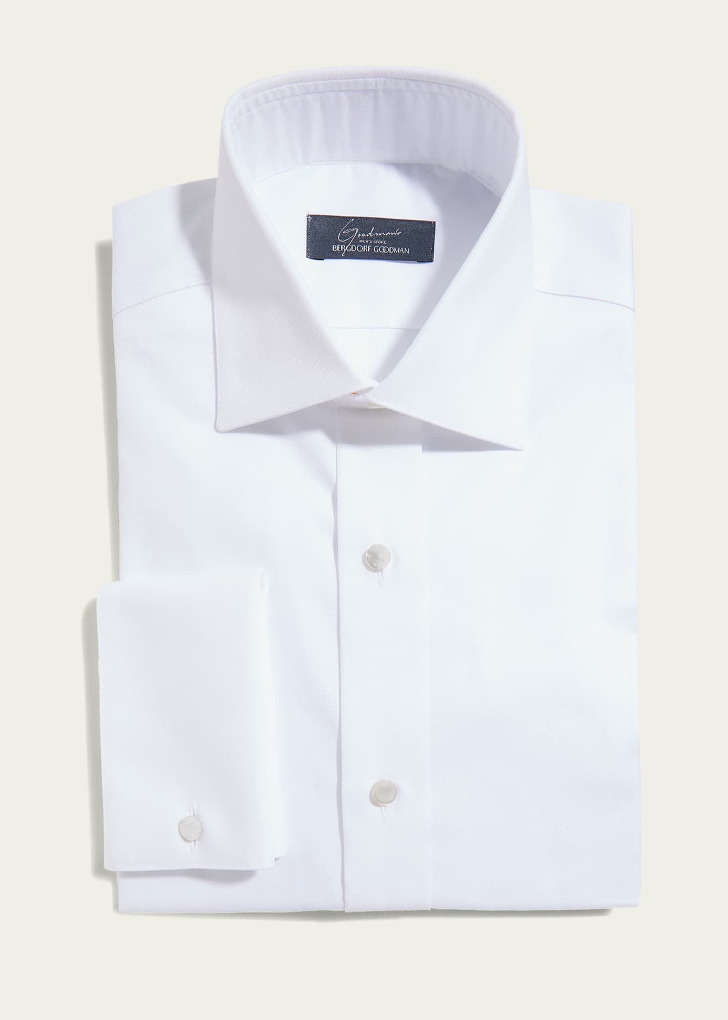 mens evening dress shirt studs Men's Wing Collar Tuxedo Shirt - Black main image 1