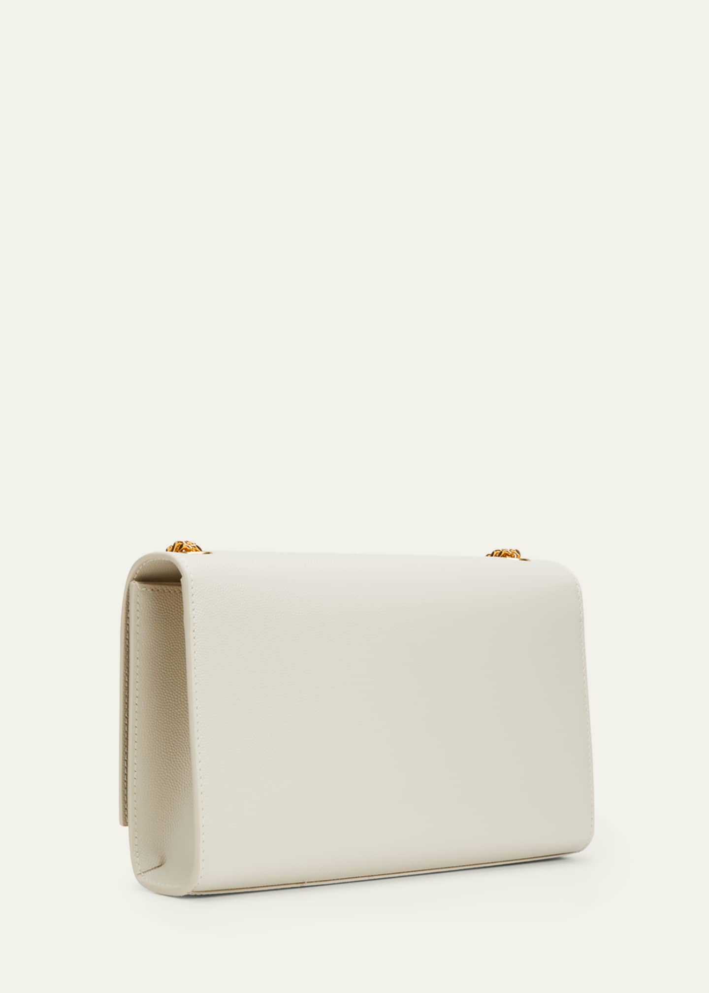 Saint Laurent Kate Medium YSL Crossbody Bag in Grained Leather Image 3 of 5