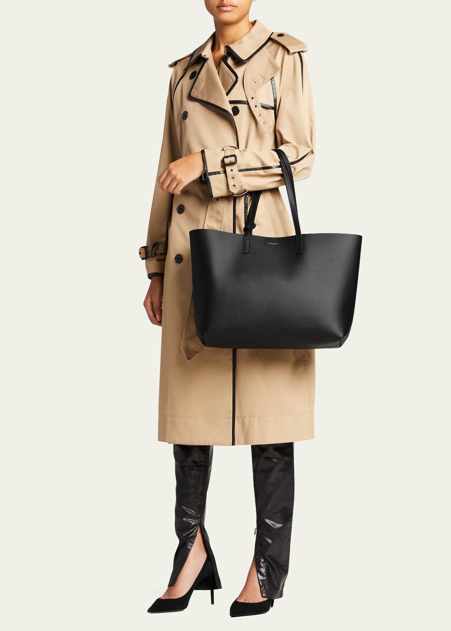 Saint laurent east west tote best sale