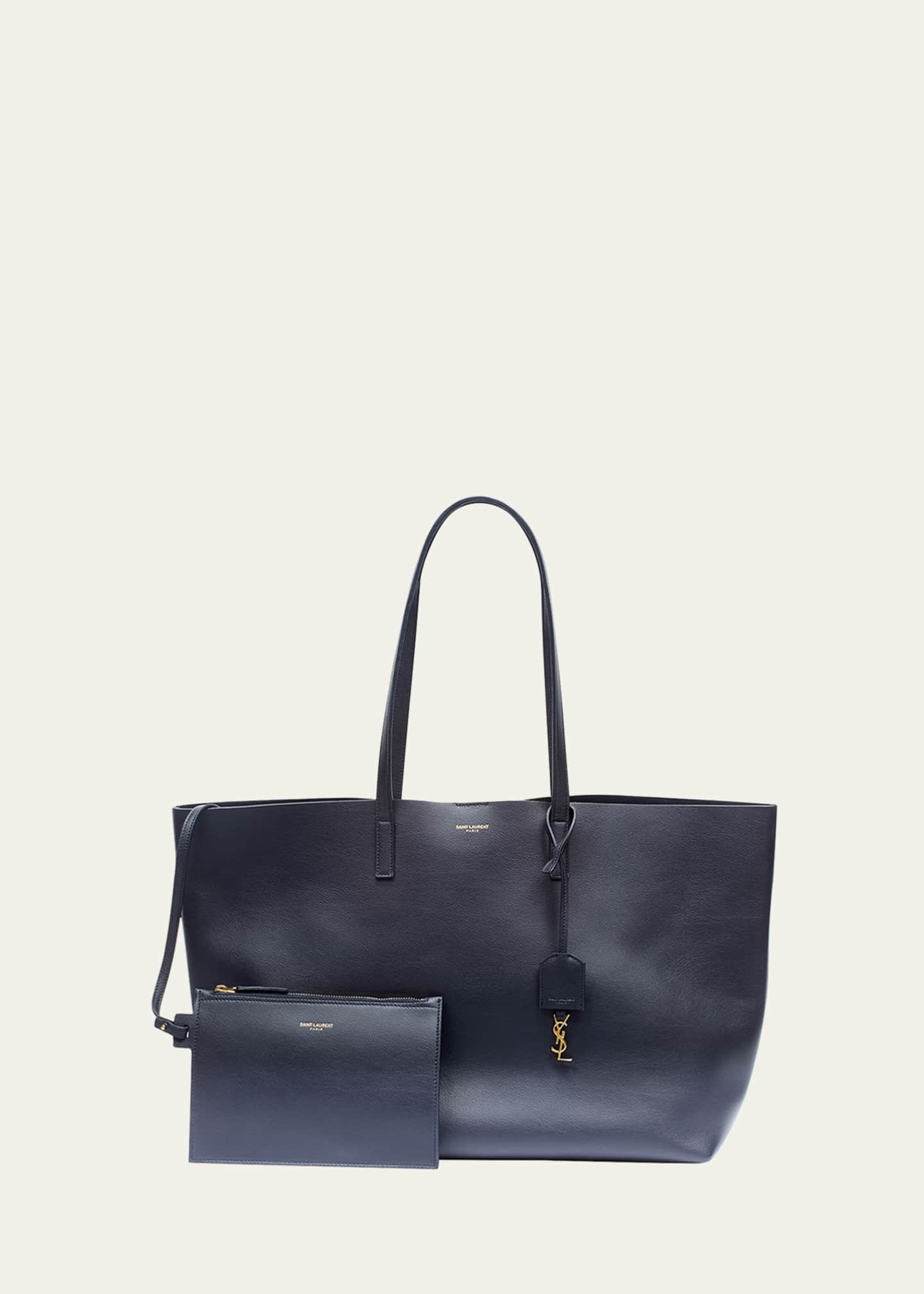 East West Calfskin Shopping Tote Bag
