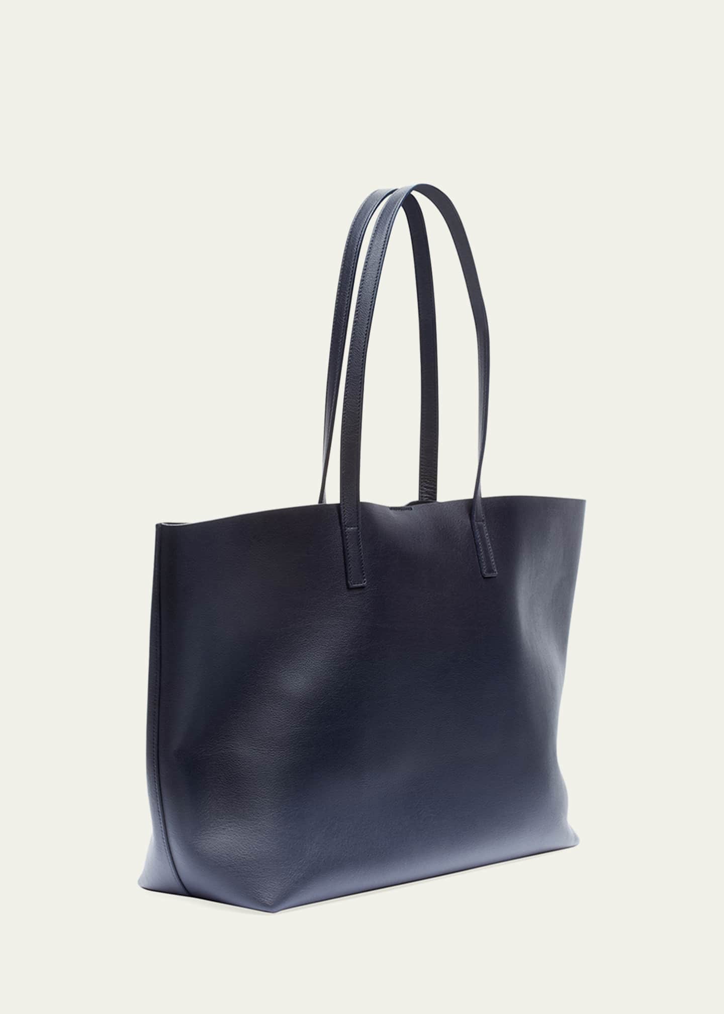 Ysl smooth leather shopping bag sales