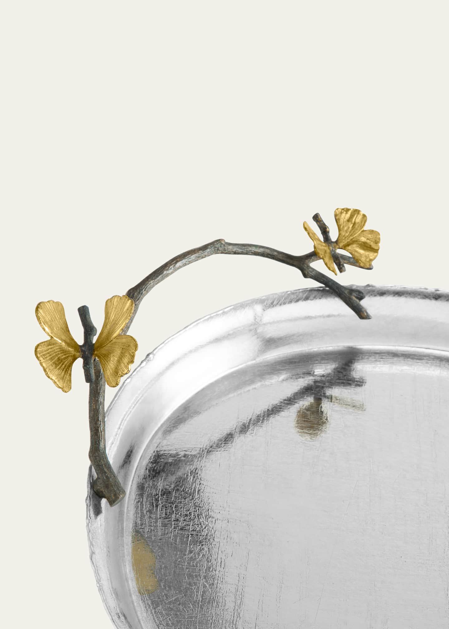 Michael Aram Butterfly Ginkgo Oval Tray Image 4 of 5