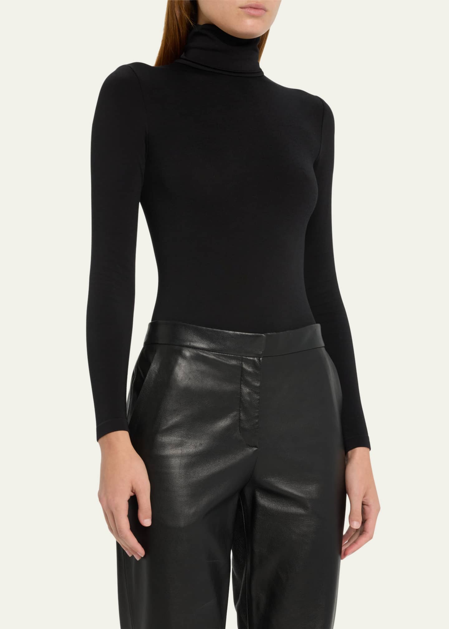 Wolford Colorado Shimmer Turtleneck Bodysuit - Bergdorf Goodman