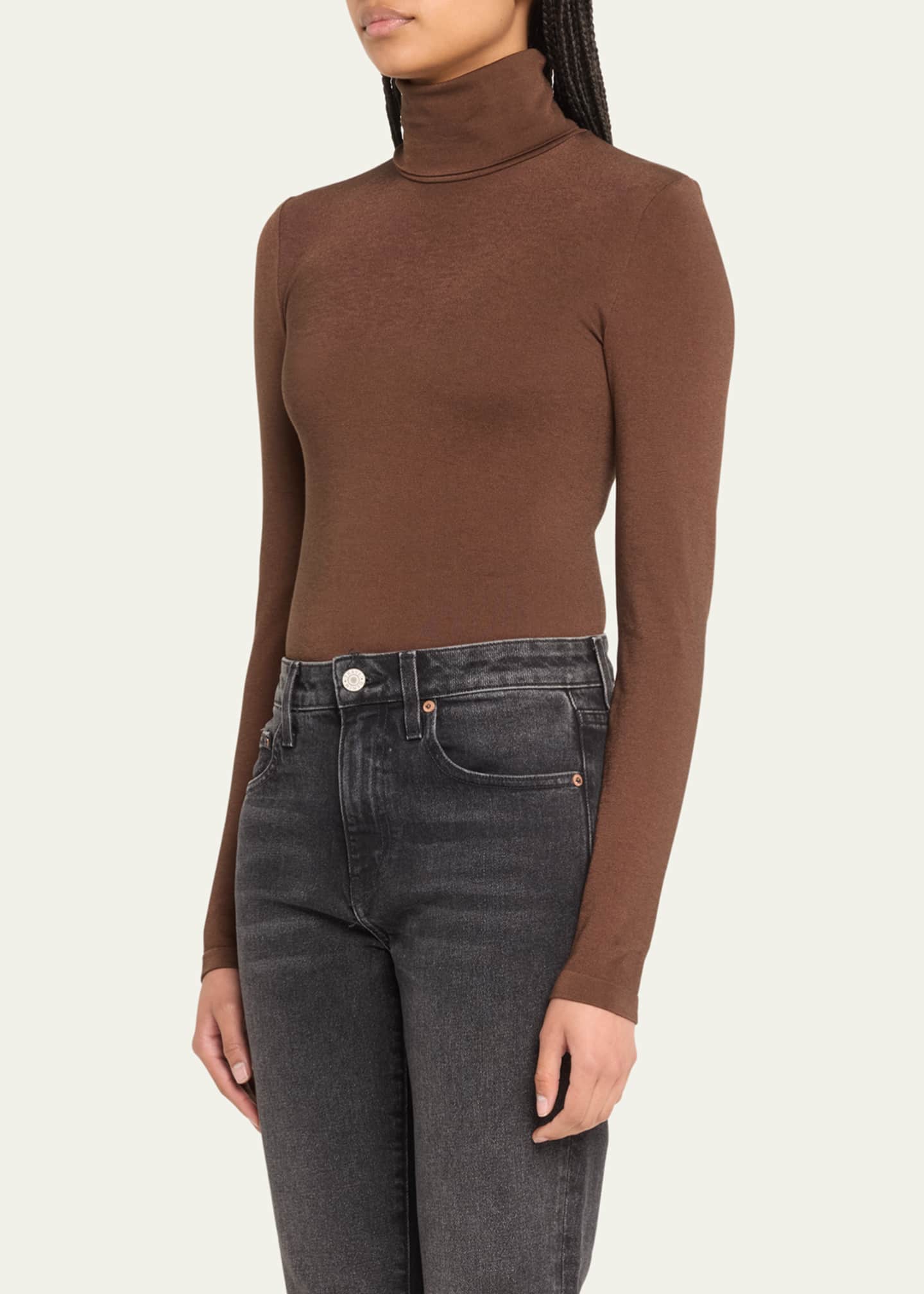 Wolford Colorado Shimmer Turtleneck Bodysuit Image 4 of 5