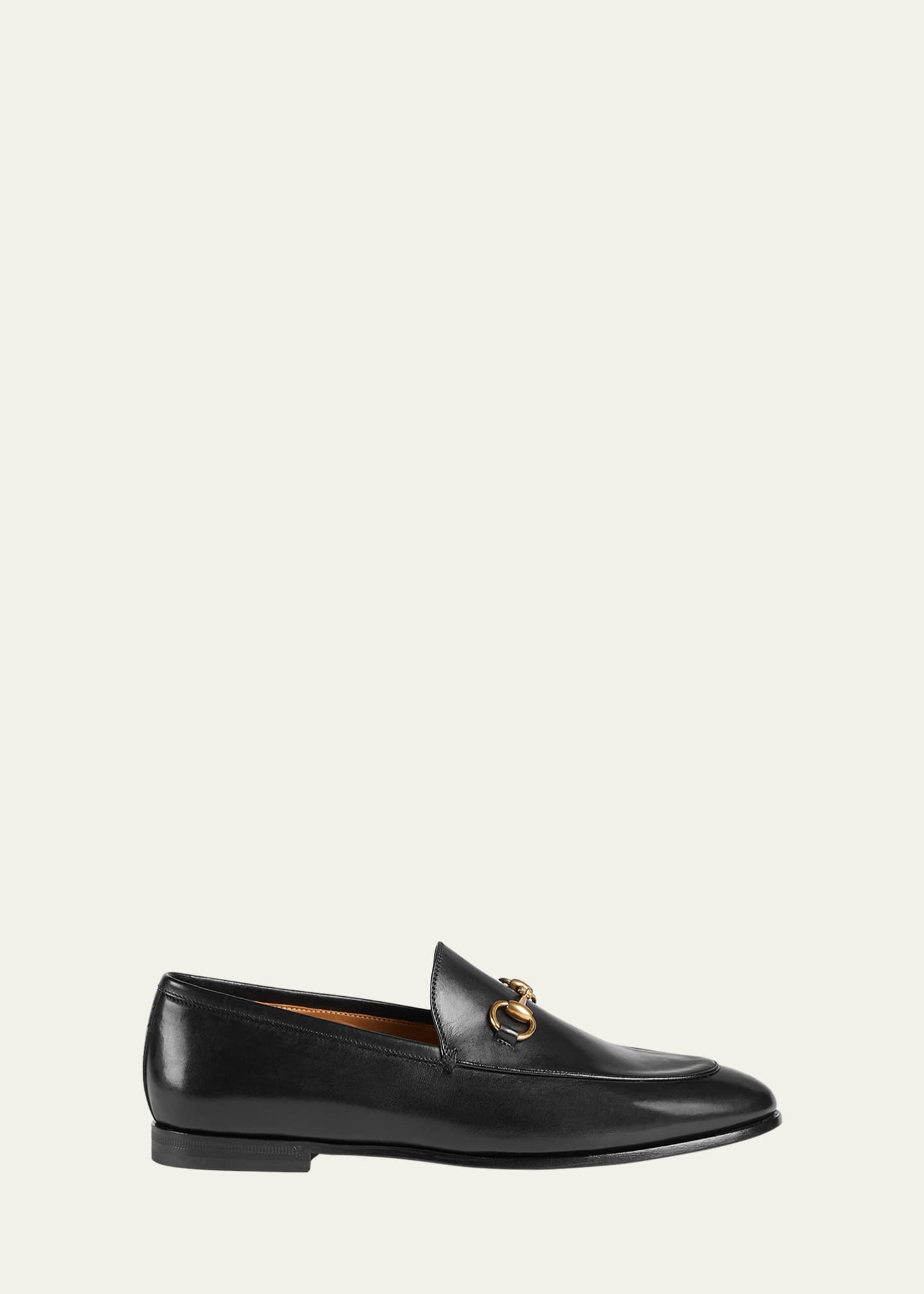 Gucci Jordaan Leather Bit Loafers - Bergdorf Goodman