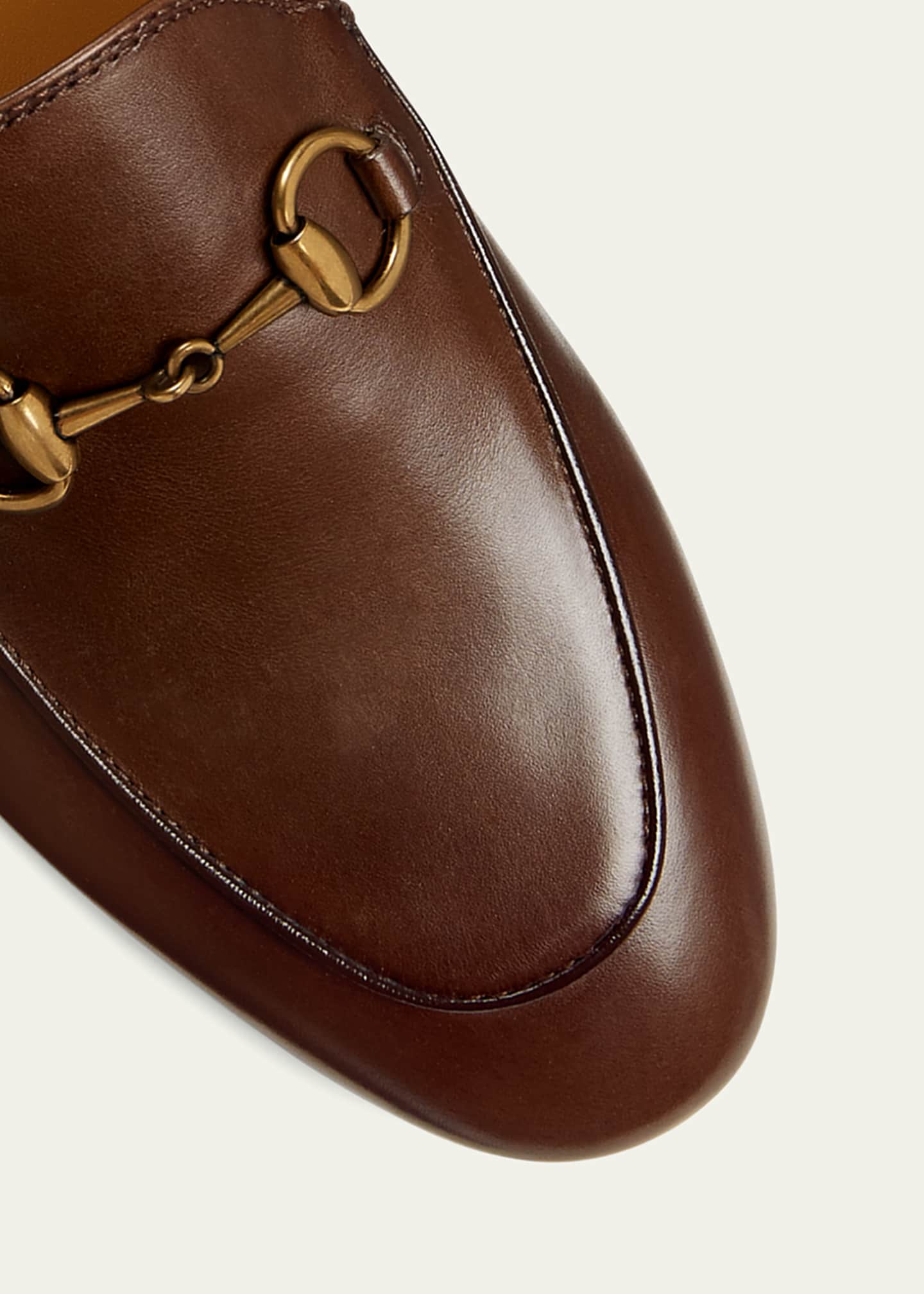 Gucci Jordaan Leather Bit Loafers Image 5 of 5