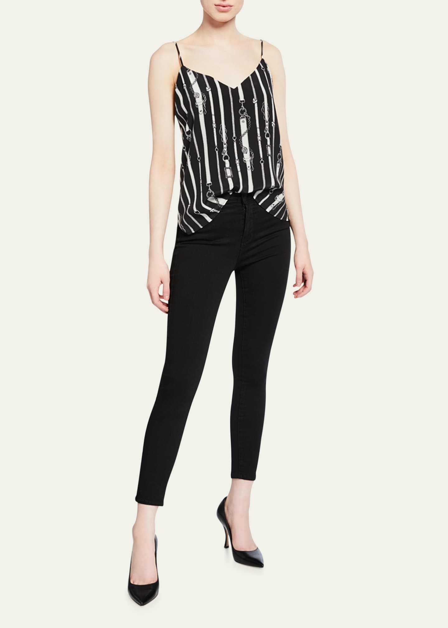 L'Agence Margot High-Rise Skinny Ankle Jeans Image 4 of 5