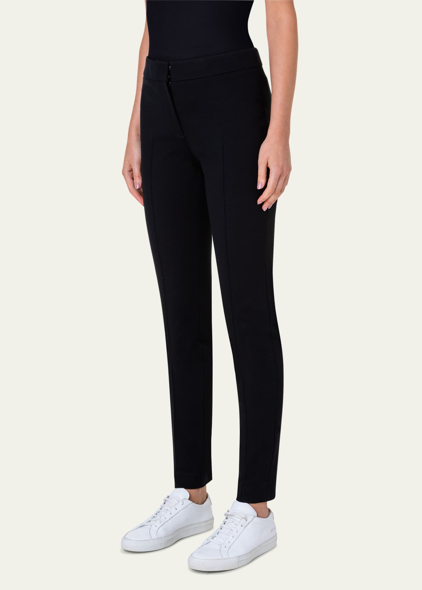 Akris punto Mara Skinny Knit Pants Image 4 of 5