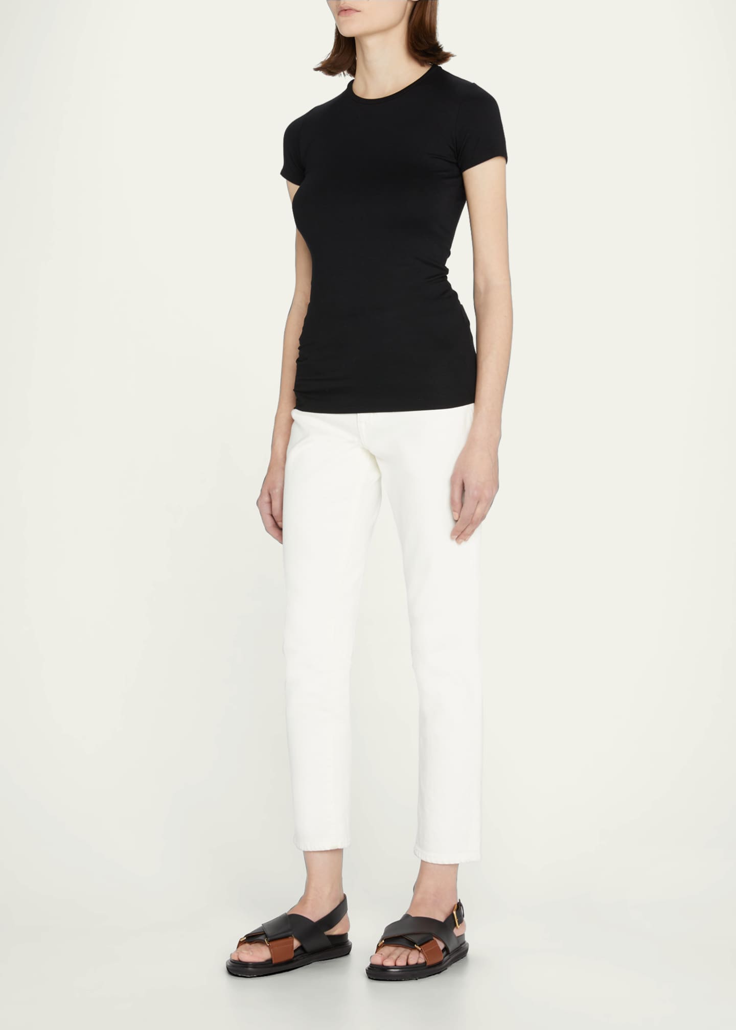 Soft Touch Short-Sleeve Crewneck T-Shirt - Thumbnail 2