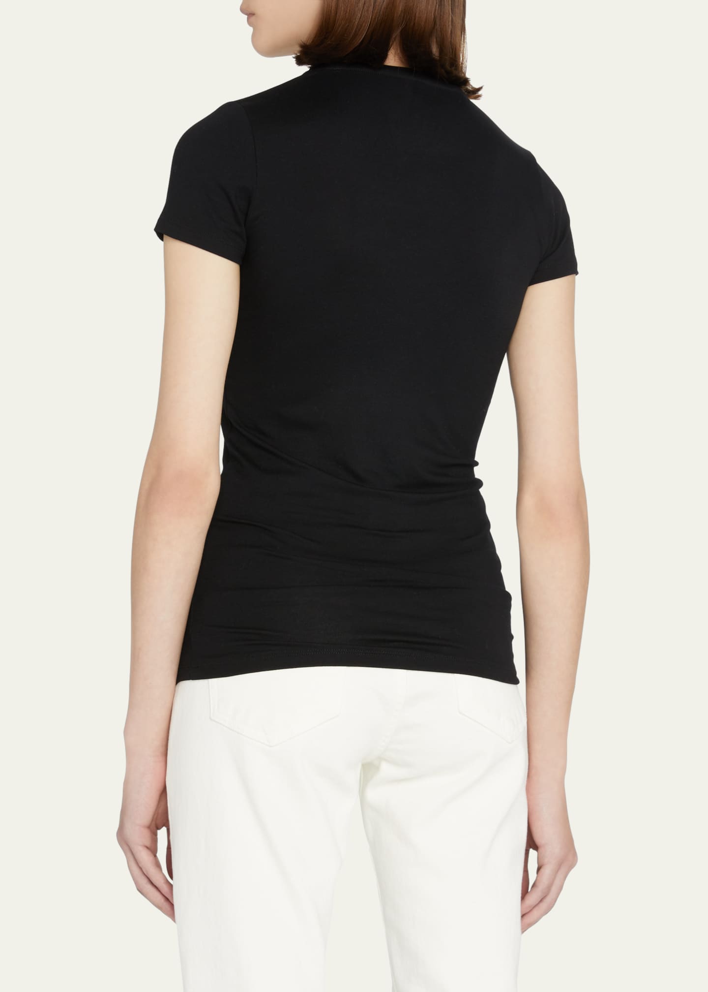 Soft Touch Short-Sleeve Crewneck T-Shirt - Thumbnail 3