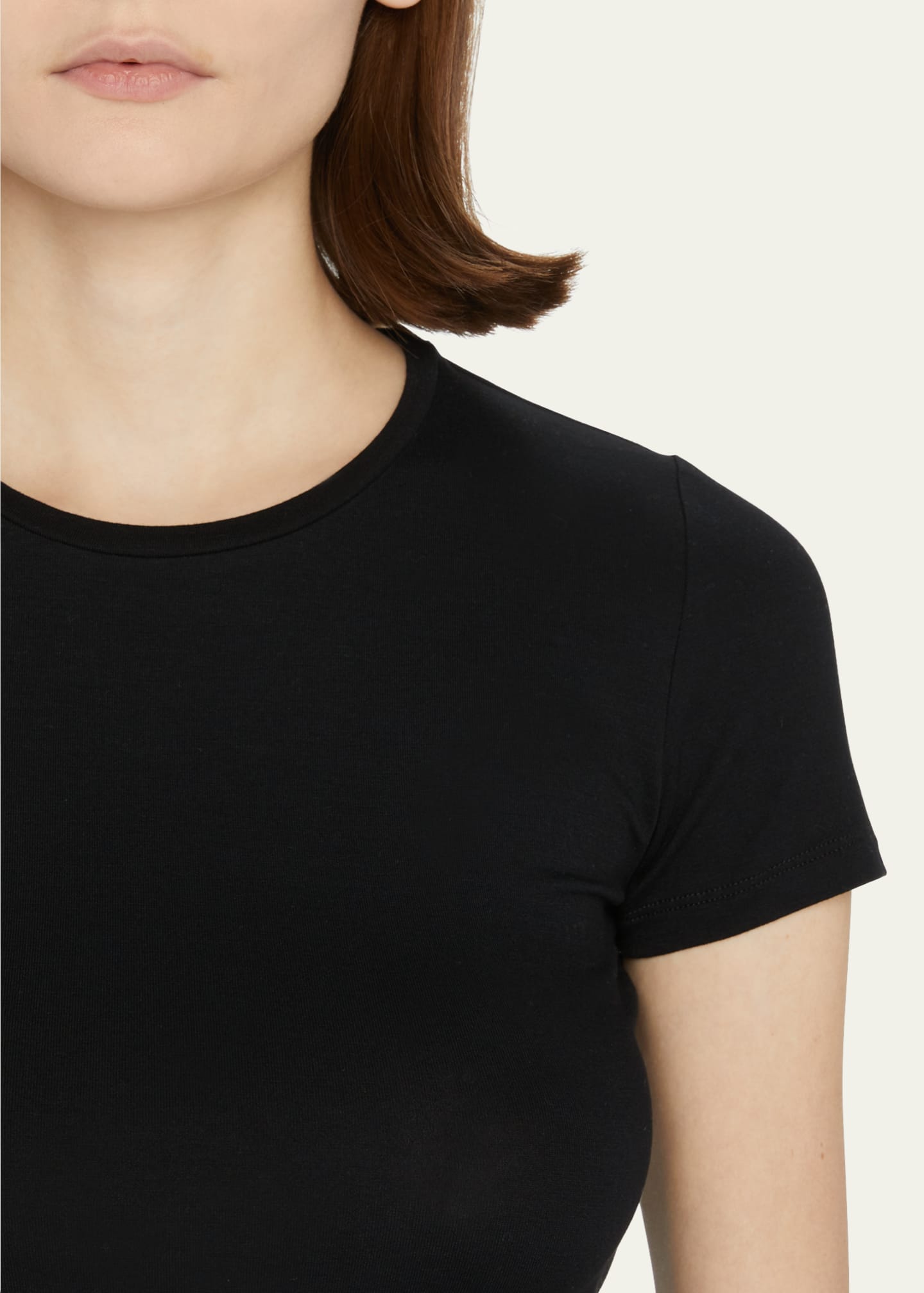 Soft Touch Short-Sleeve Crewneck T-Shirt - Thumbnail 5