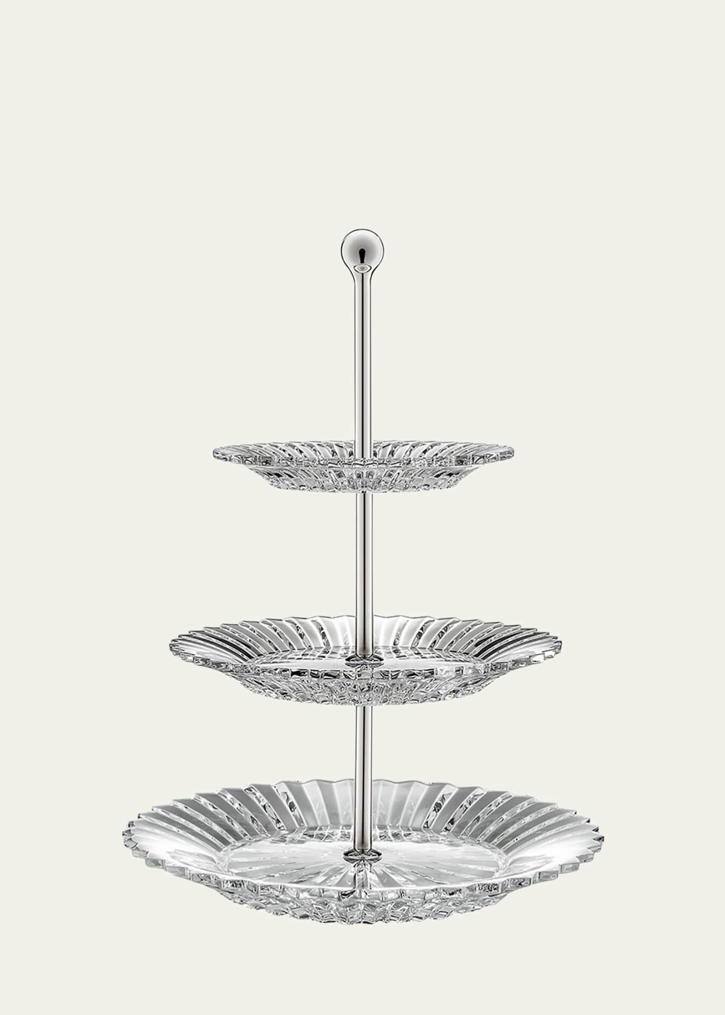 Baccarat Mille Nuits 3-Tier Pastry Stand Image 1 of 2