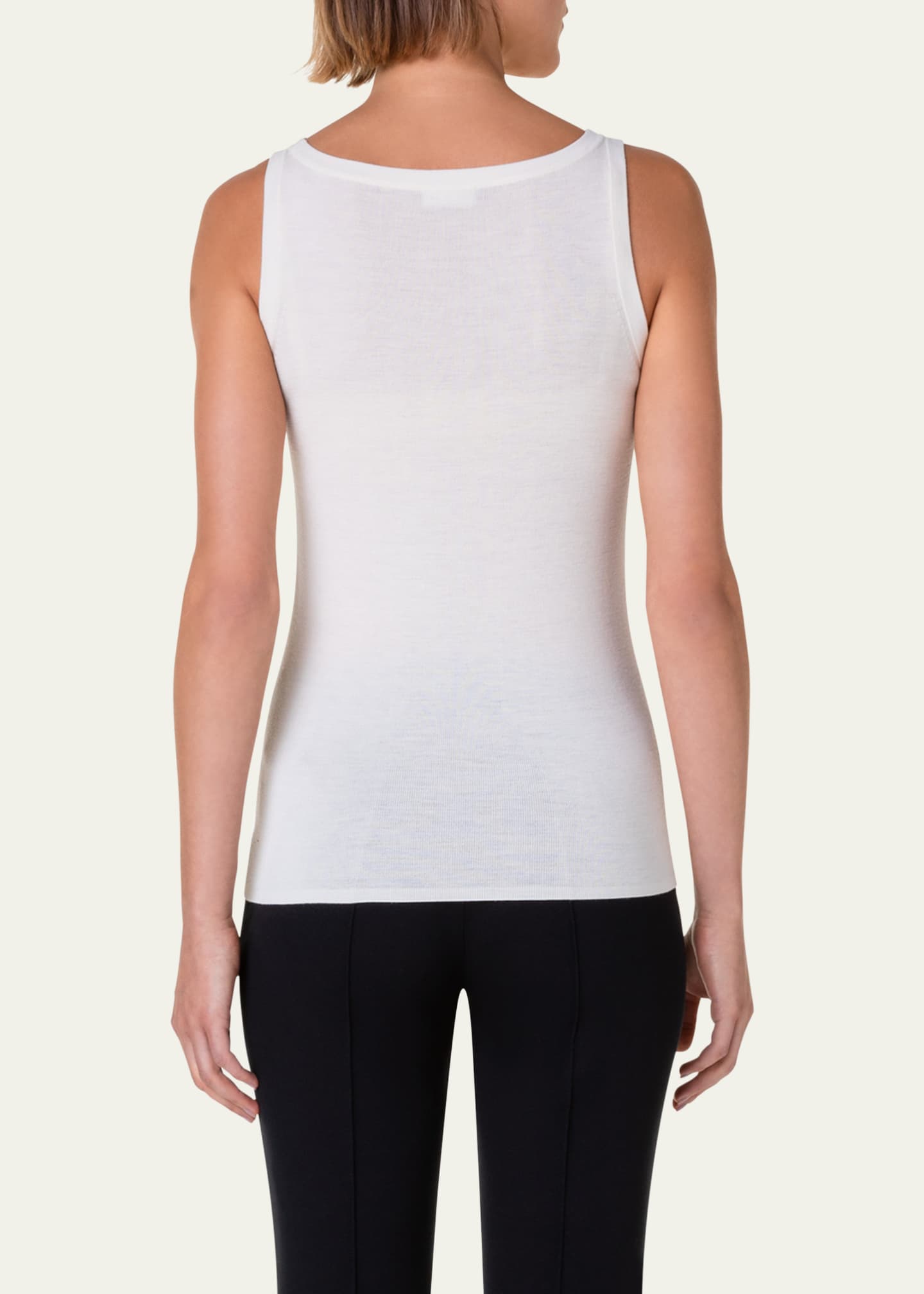 Akris punto Knitted Wool Tank Image 3 of 5