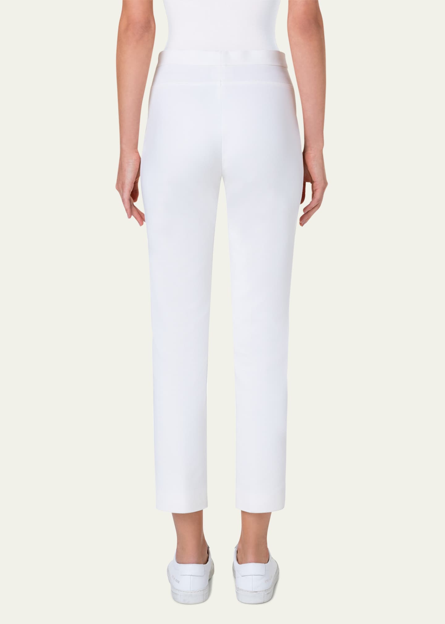 Akris punto Franca Techno-Cotton Pants Image 3 of 5