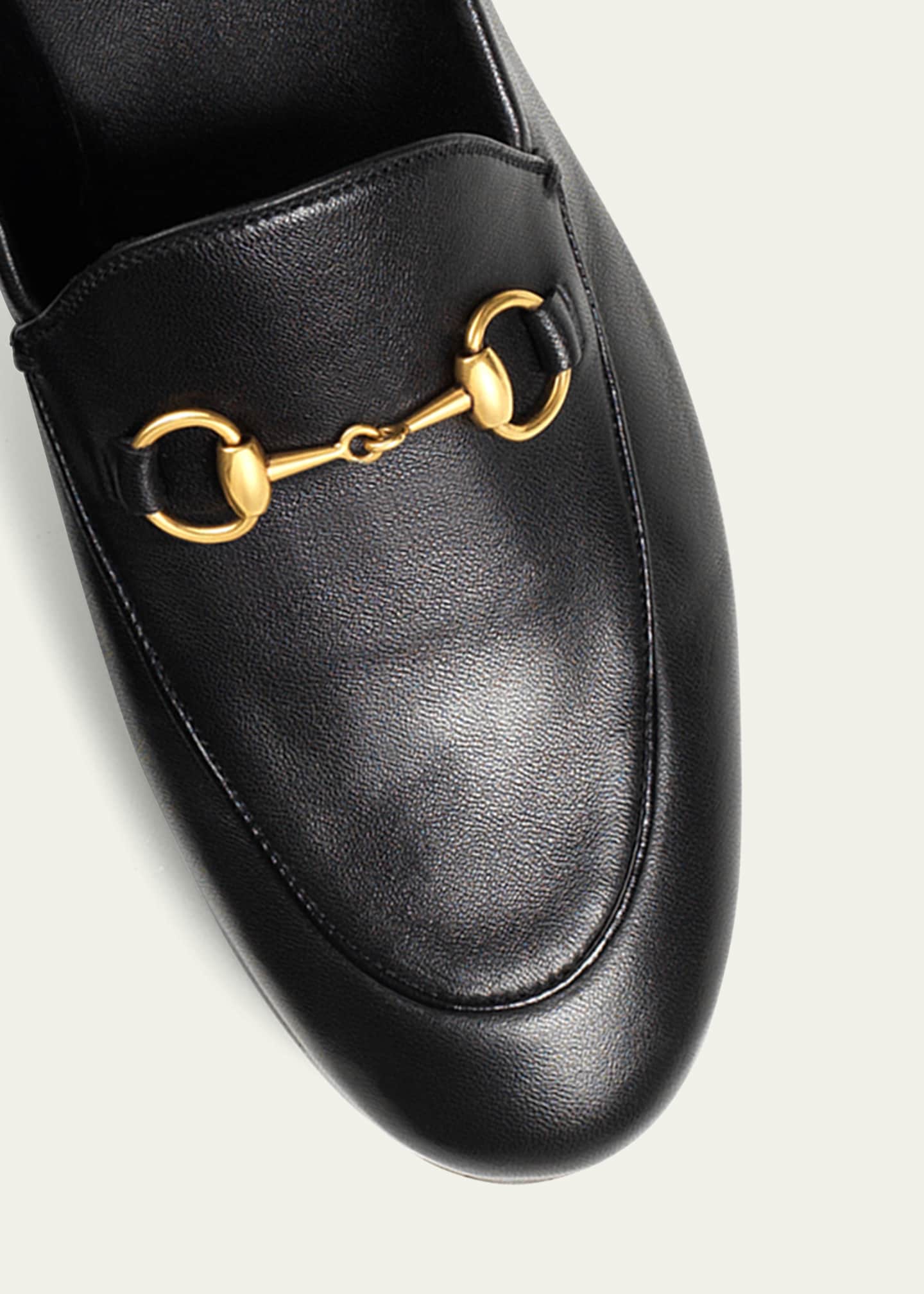 Gucci Brixton Leather Horsebit Loafers Bergdorf Goodman