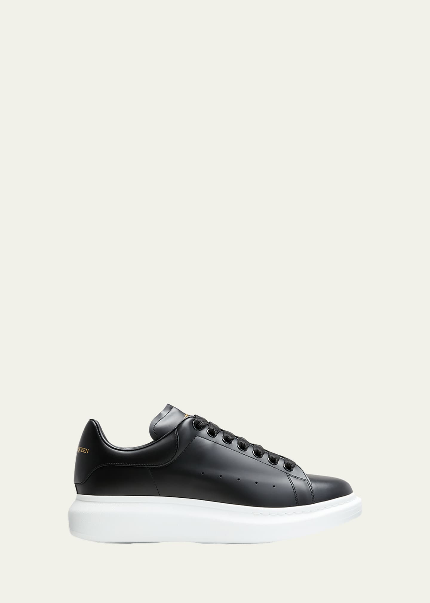 Alexander McQueen Men's Oversized Leather Sneakers