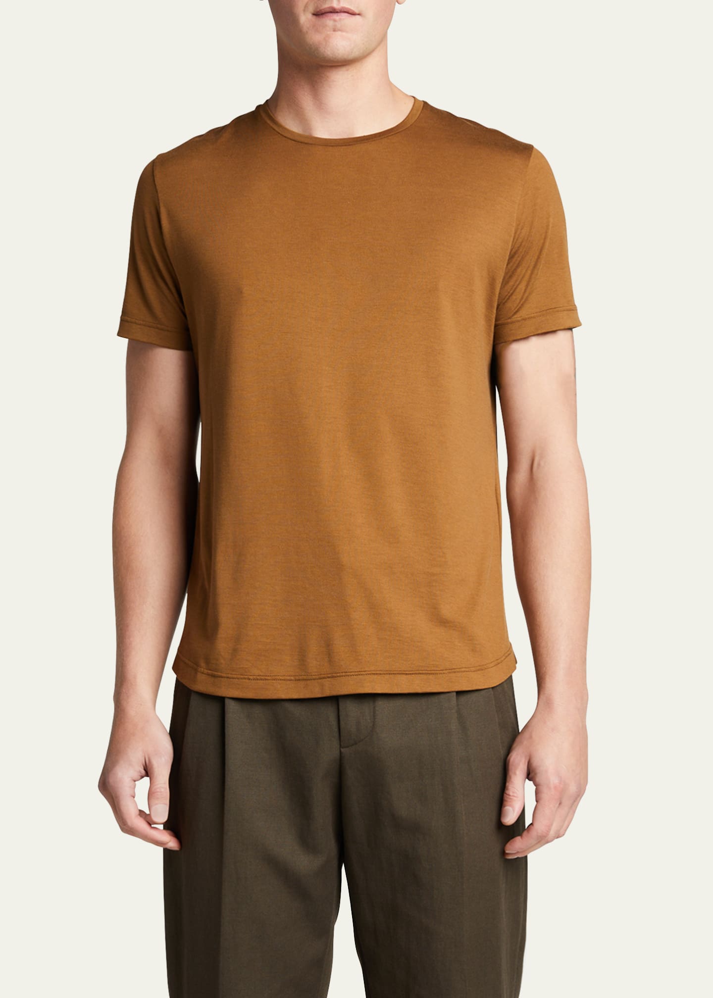 Loro Piana Men's Silk Cotton Jersey T-Shirt - Bergdorf Goodman