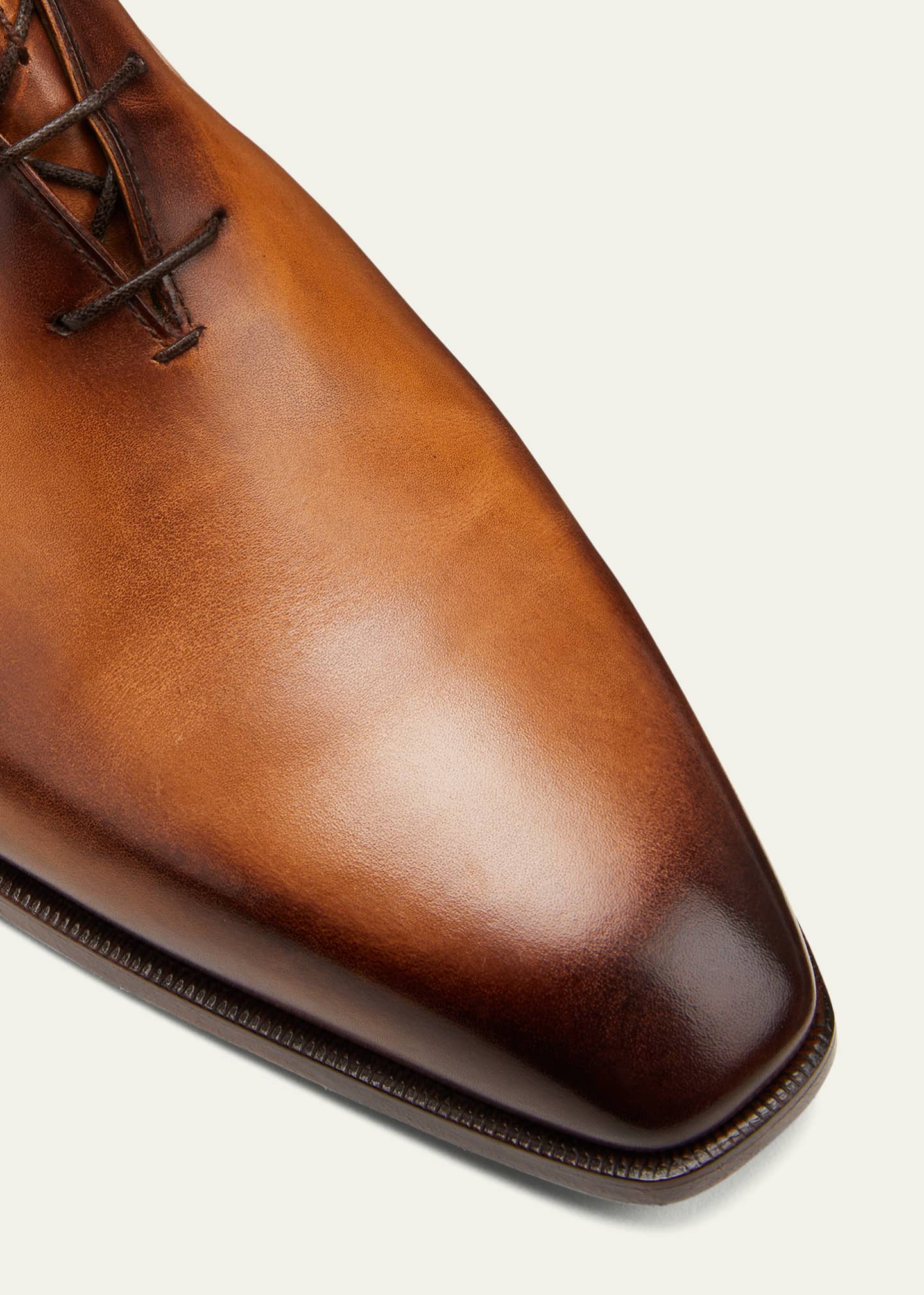 Berluti Men's Alessandro Demesure Leather Oxfords - Bergdorf Goodman