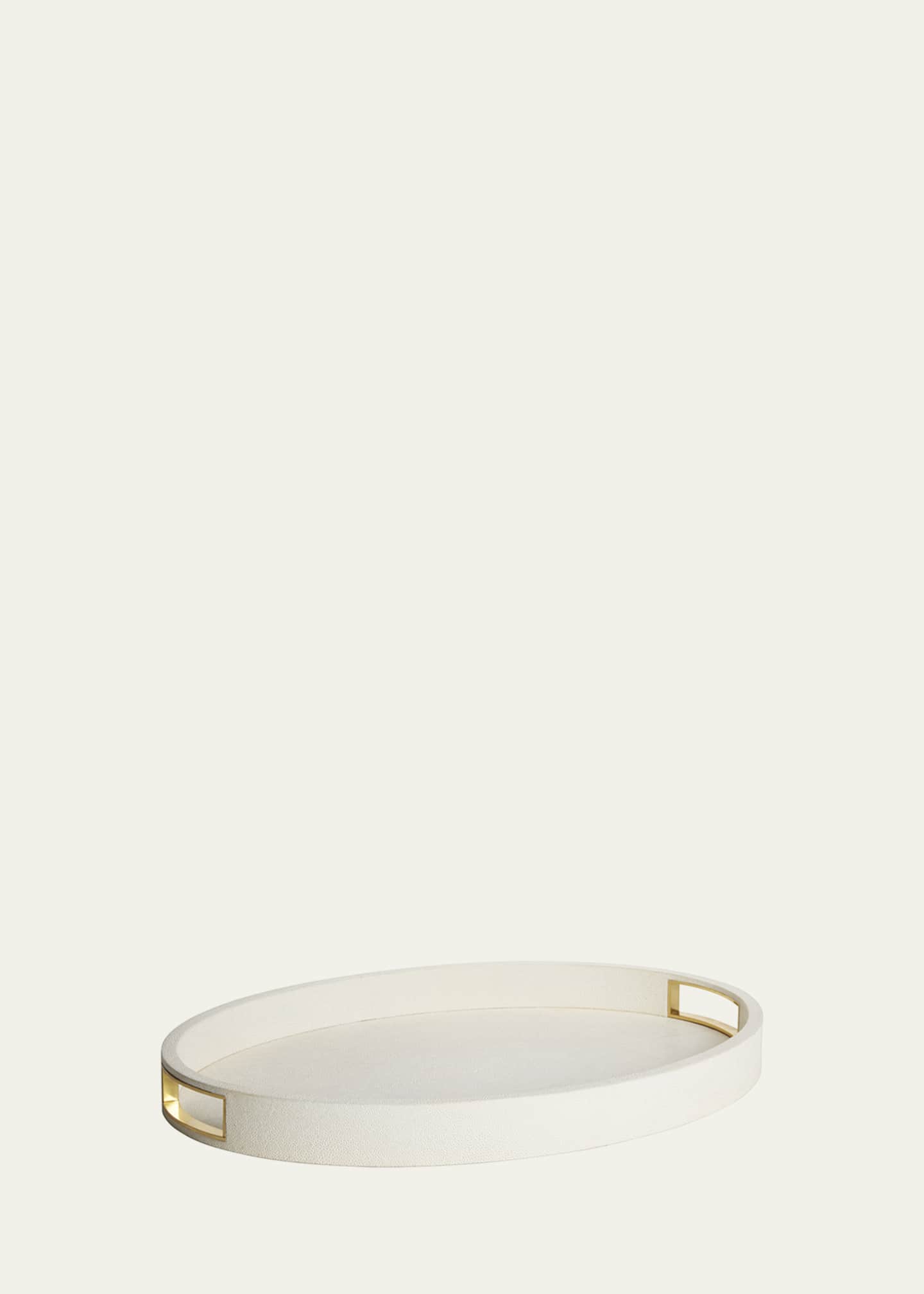 AERIN Modern Faux Shagreen Cocktail Tray Image 1 of 2