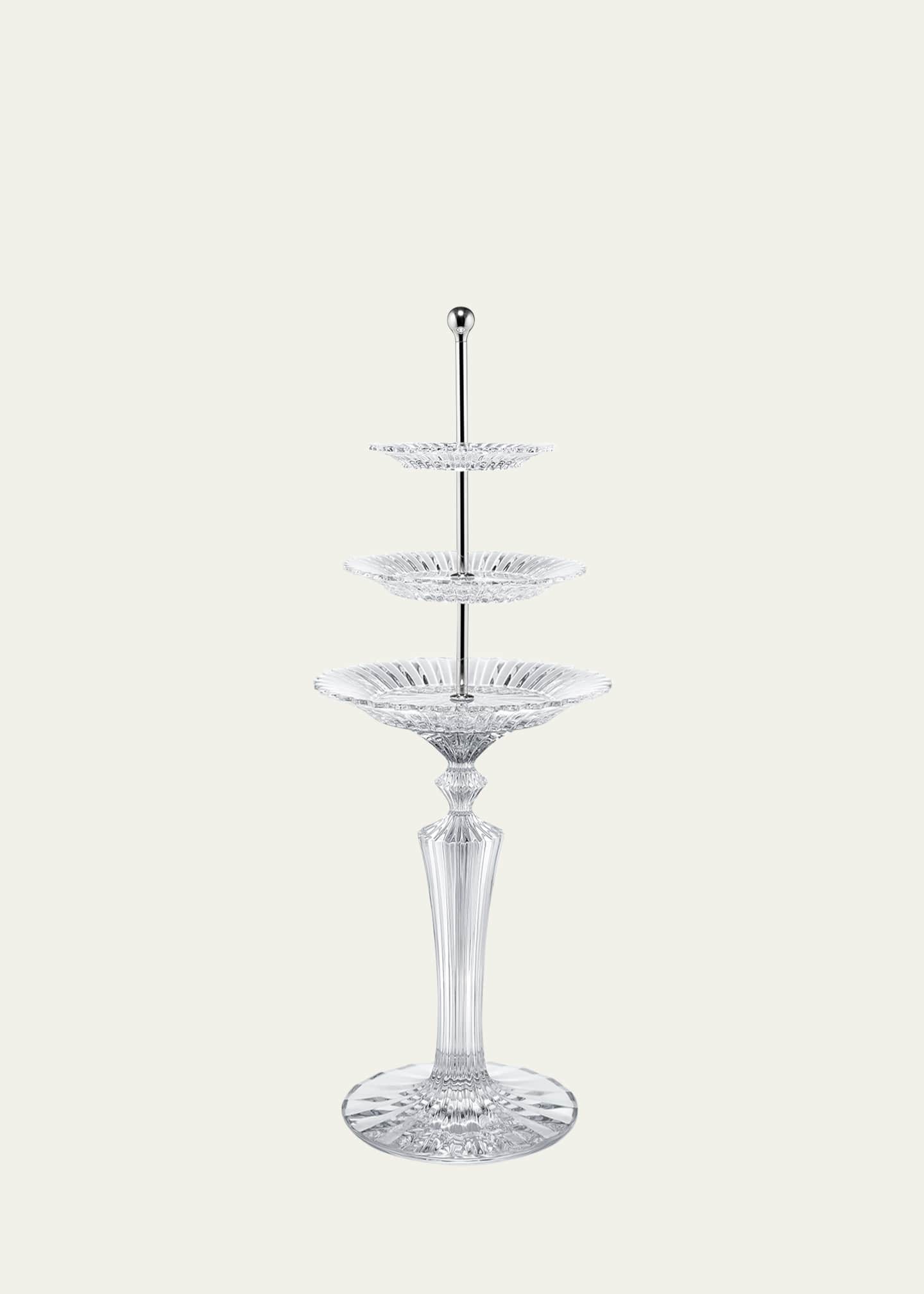 Baccarat Mille Nuits 3-Tier Pastry Stand