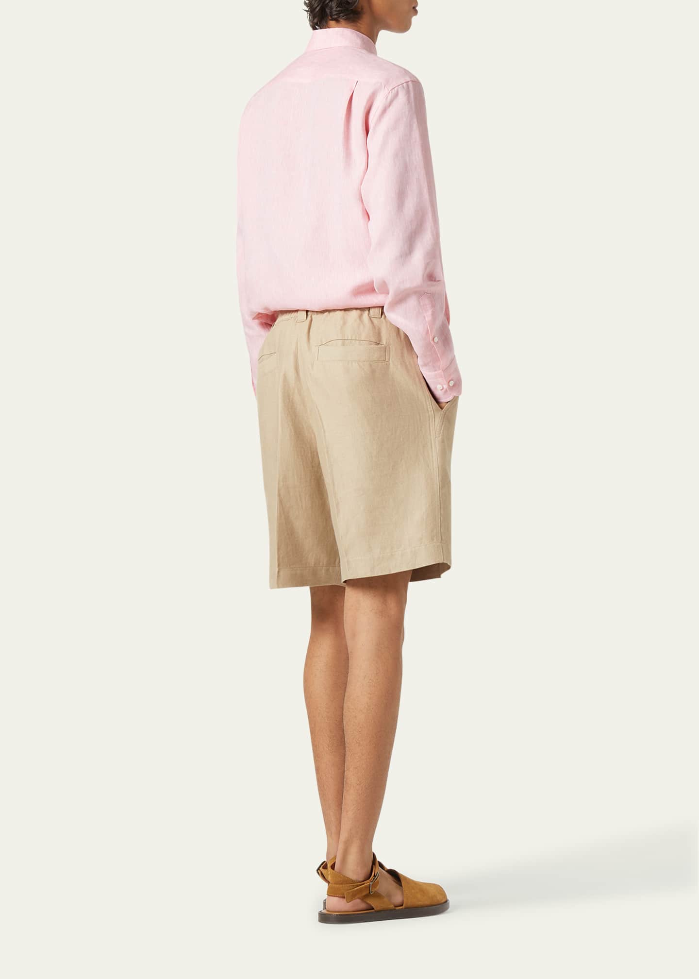 Men's Andre Long-Sleeve Linen Shirt