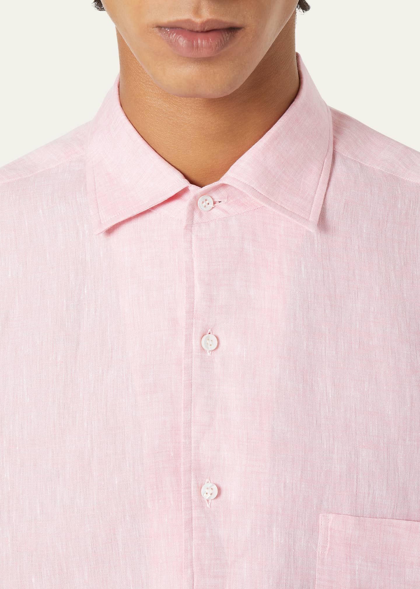 Men's Andre Long-Sleeve Linen Shirt