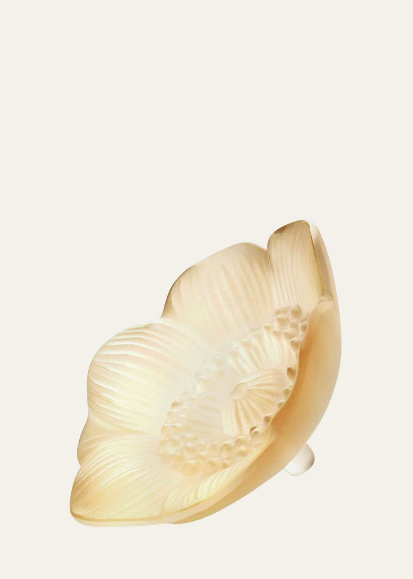 Lalique Golden Anemone Sculpture